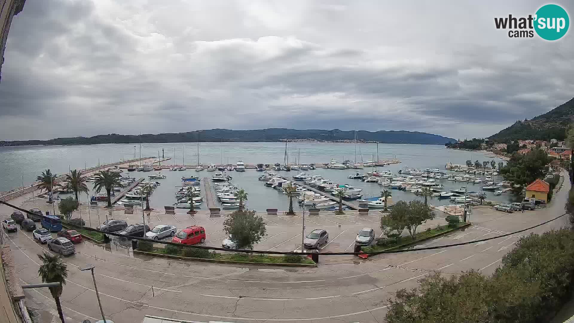 Webcam Orebić Uferpromenade – Fähre nach Korčula Live