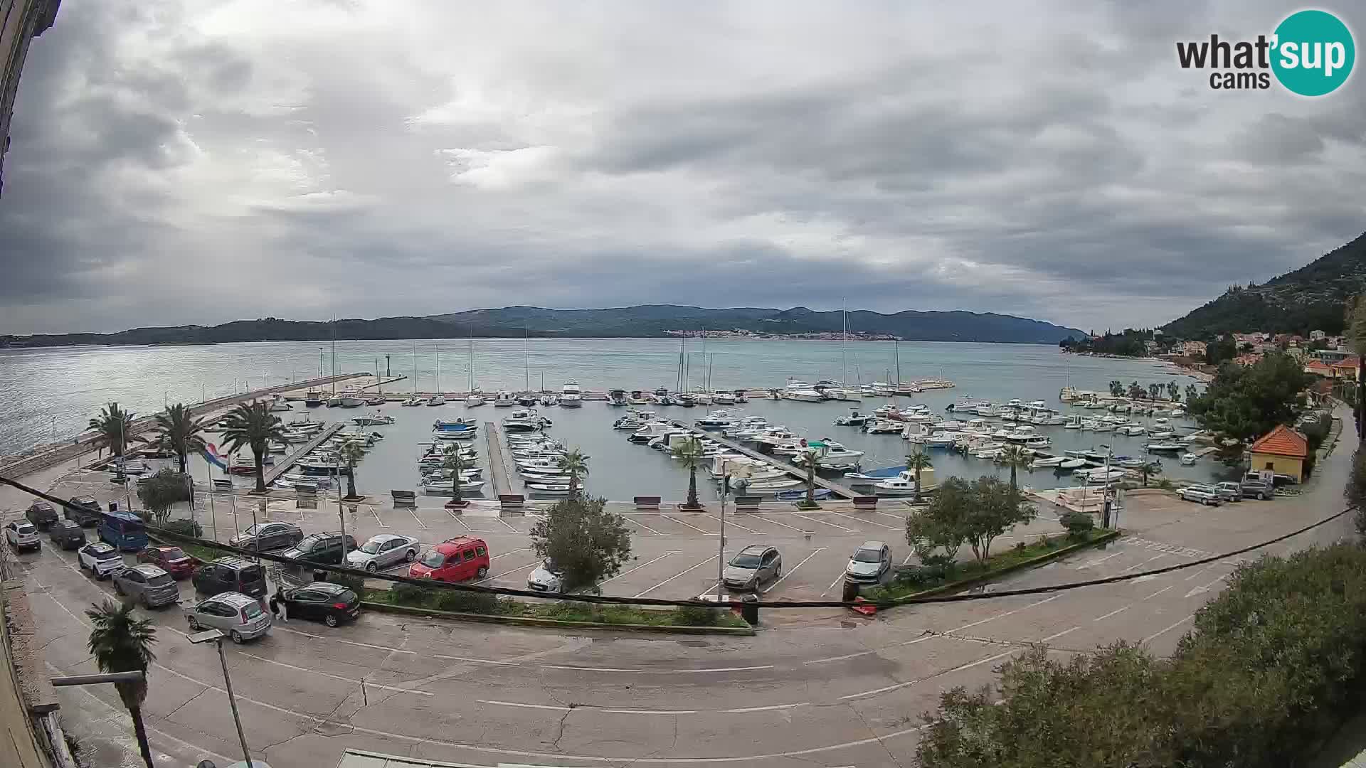 Webcam Orebić Riva – Ferry to Korčula Live