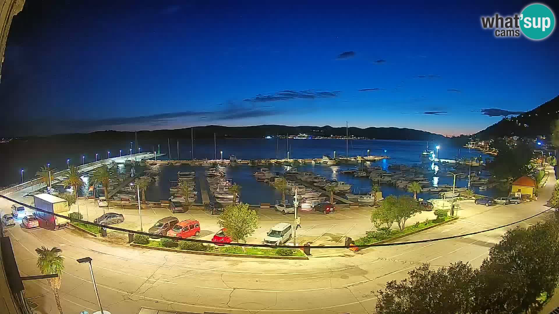 Webcam Orebić Riva – Ferry to Korčula Live
