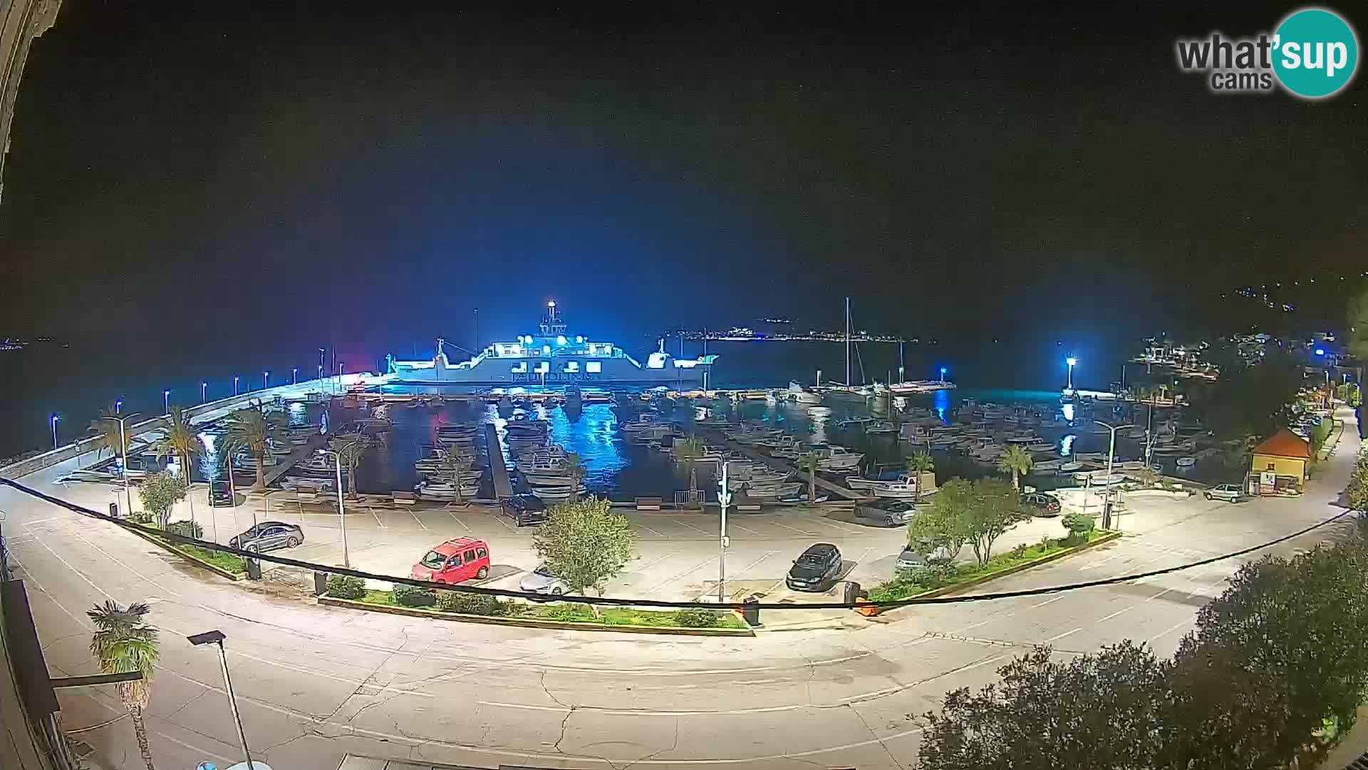 Webcam Orebić Riva – Ferry to Korčula Live
