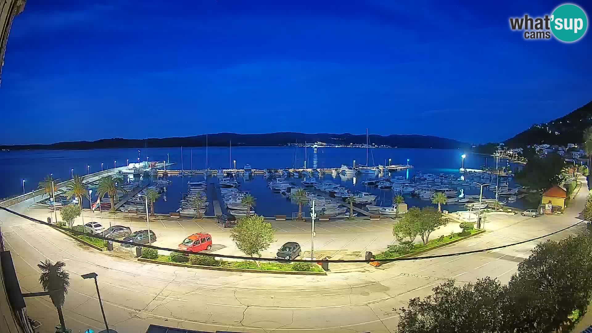 Webcam Orebić Riva – Ferry to Korčula Live