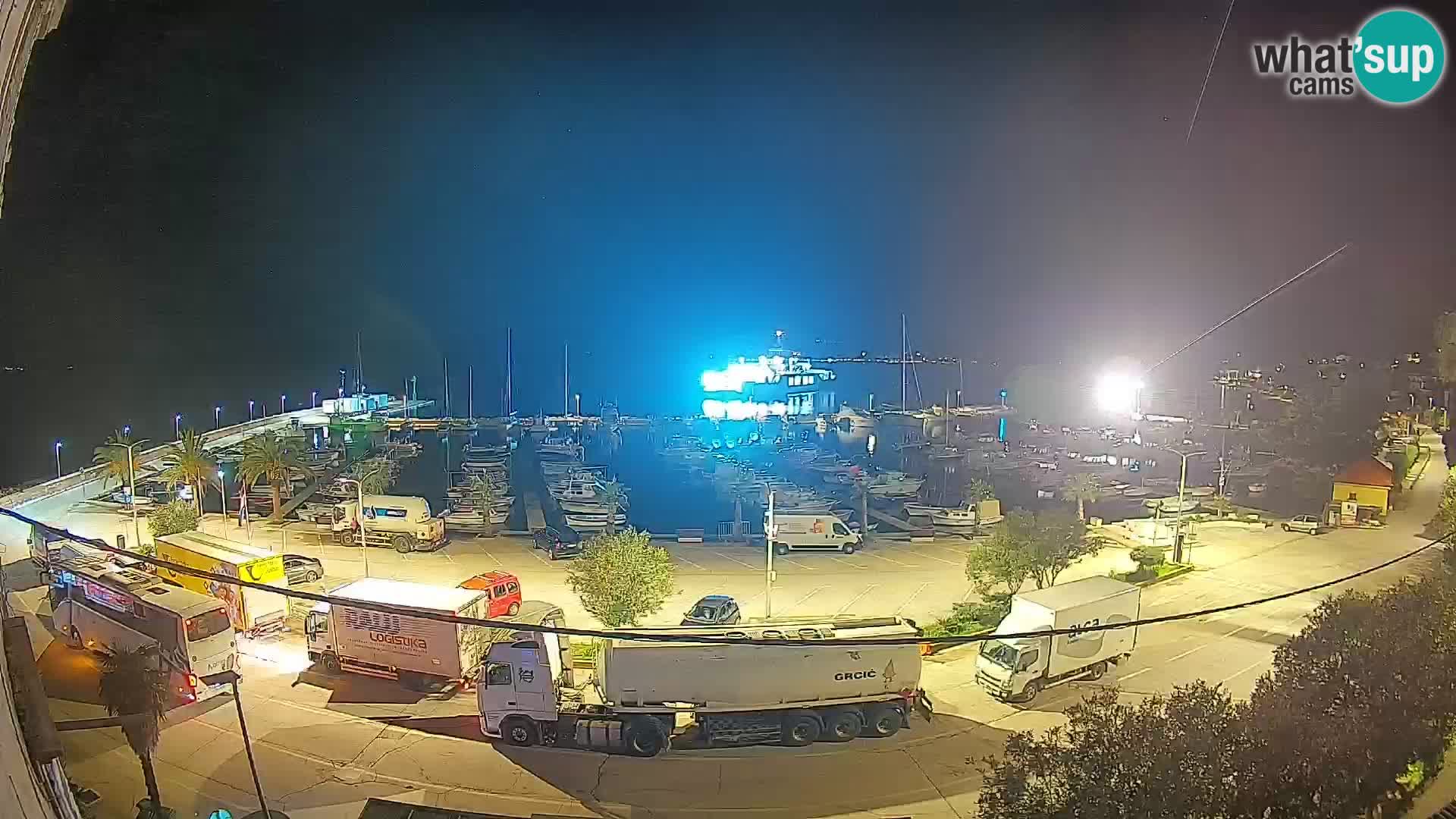 Webcam Orebić Uferpromenade – Fähre nach Korčula Live