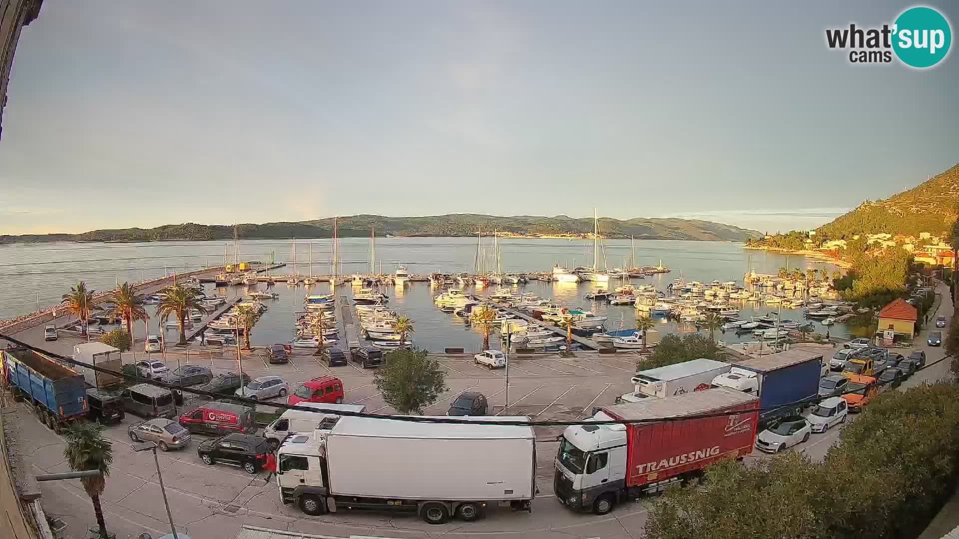 Webcam Orebić Riva – Ferry vers Korčula en direct