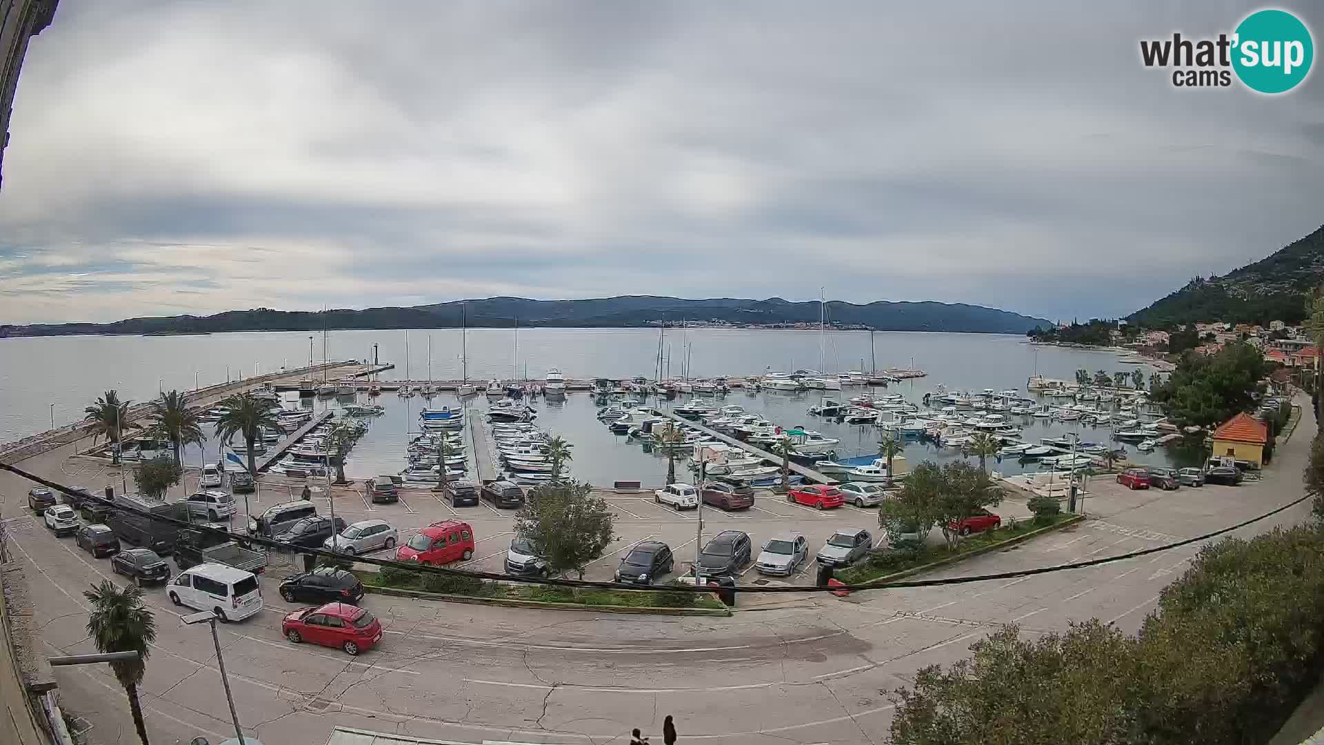 Webcam Orebić Riva – Ferry vers Korčula en direct
