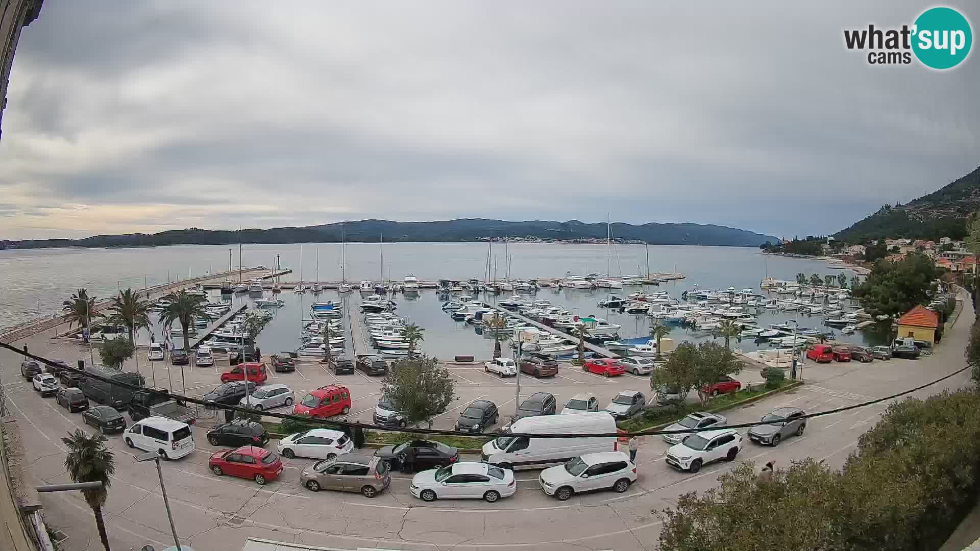 Webcam Orebić Riva – Ferry to Korčula Live