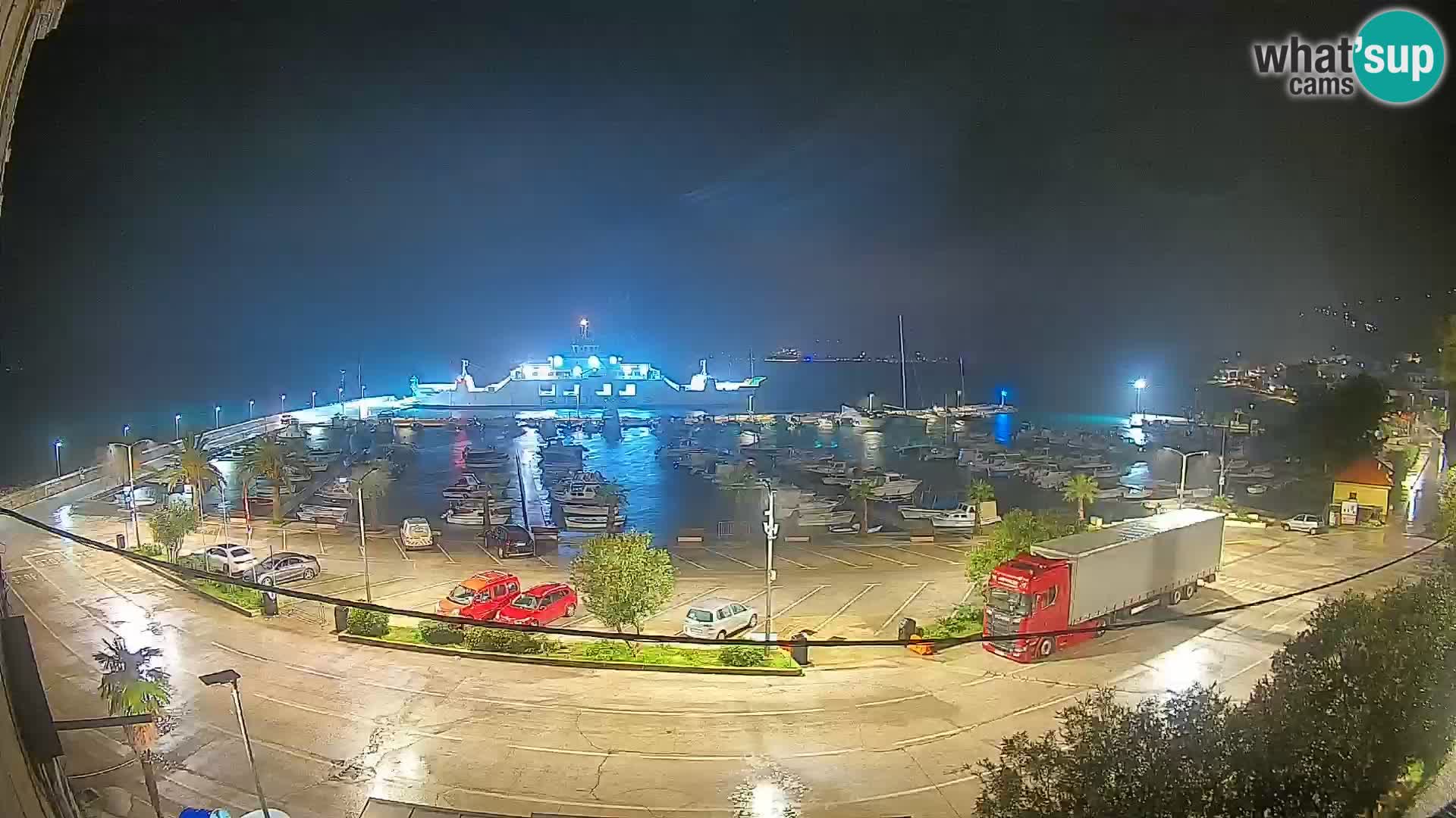 Webcam Orebić Uferpromenade – Fähre nach Korčula Live