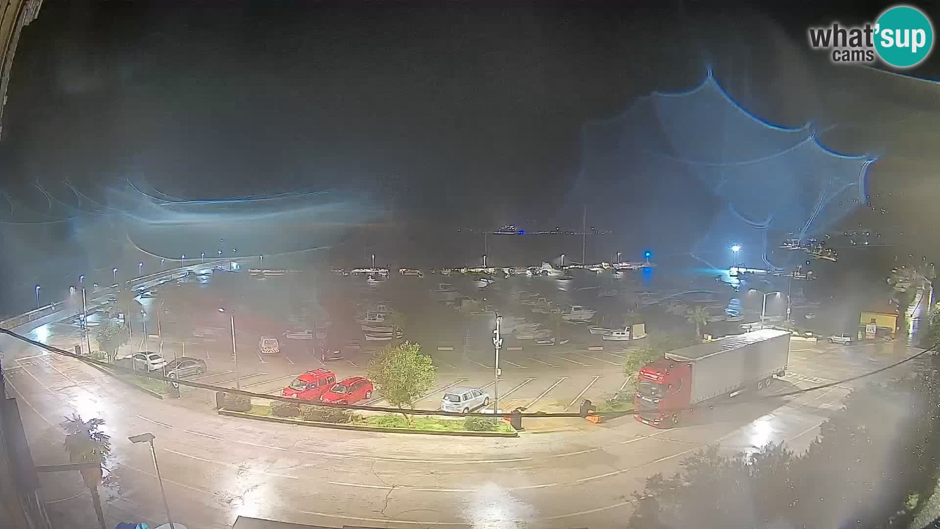 Webcam Orebić Riva – Ferry a Korčula en vivo