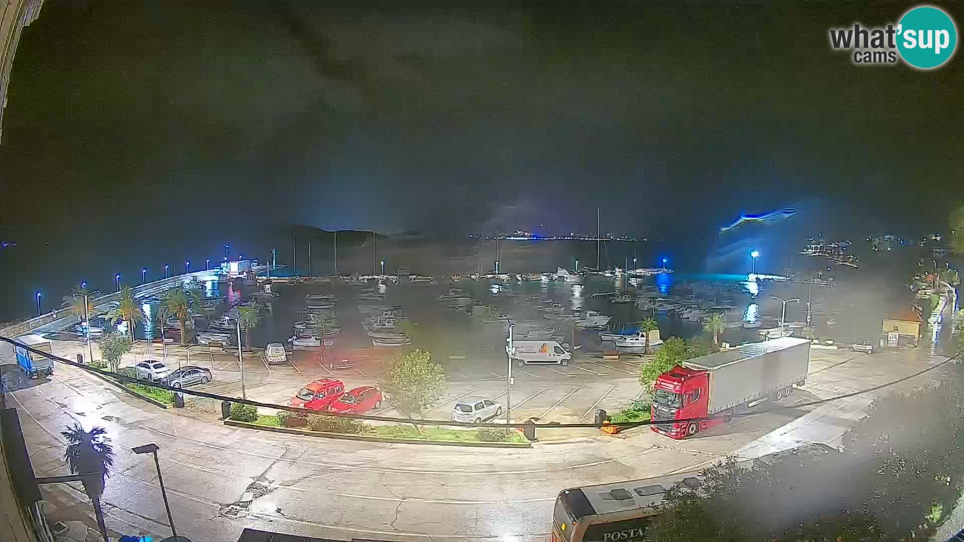 Spletna kamera Orebić Riva – Trajekt za Korčulo v živo