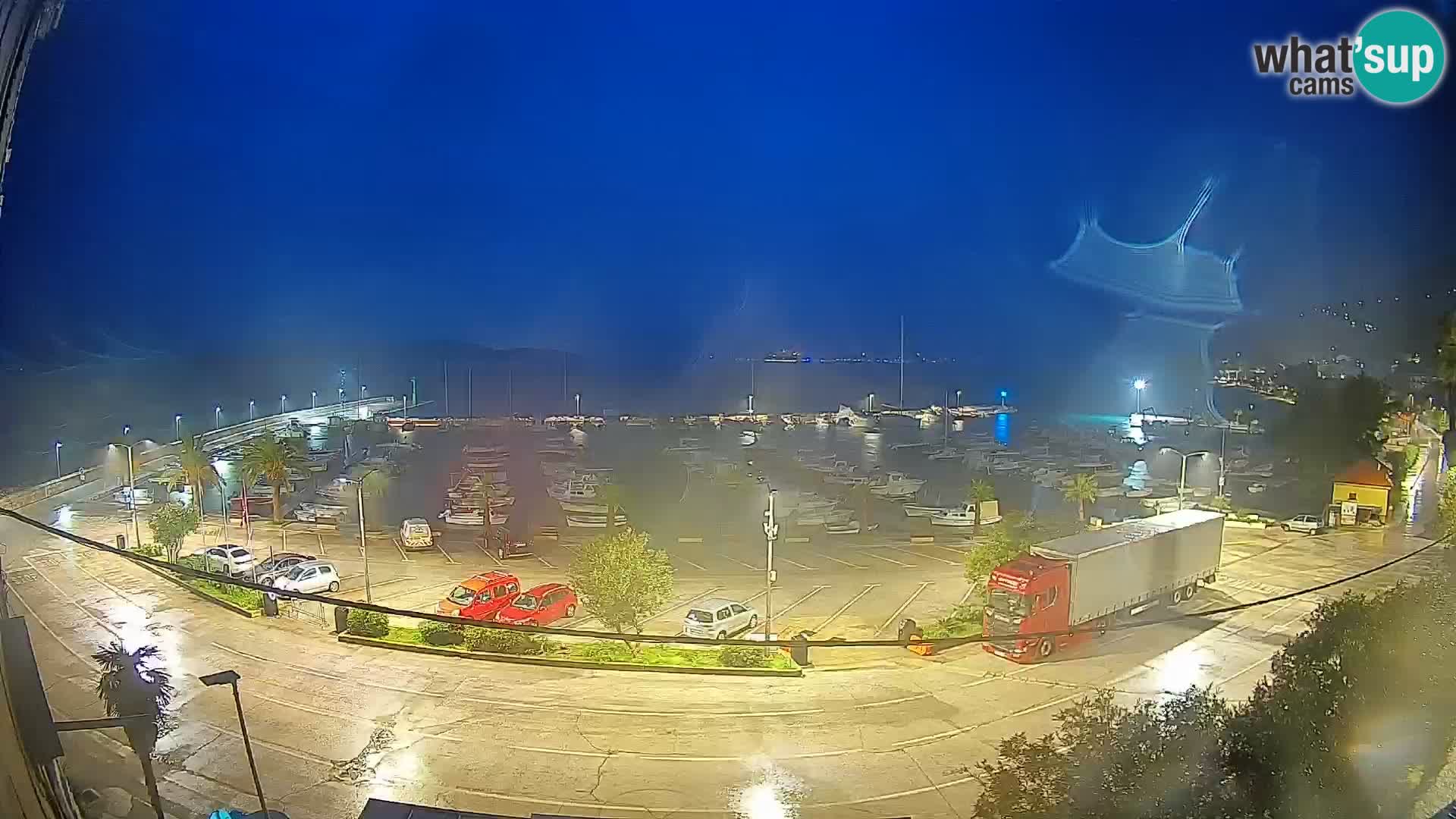 Webcam Orebić Uferpromenade – Fähre nach Korčula Live