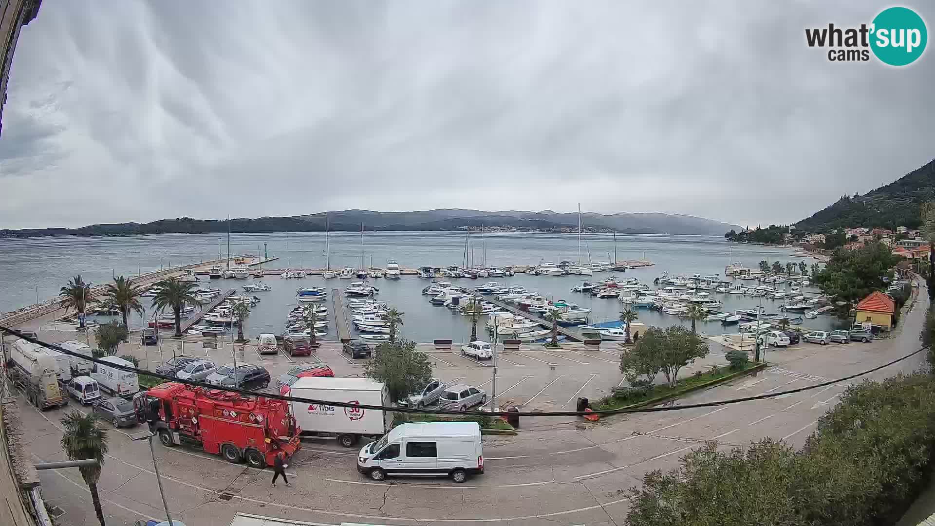 Webcam Orebić Riva – Ferry vers Korčula en direct