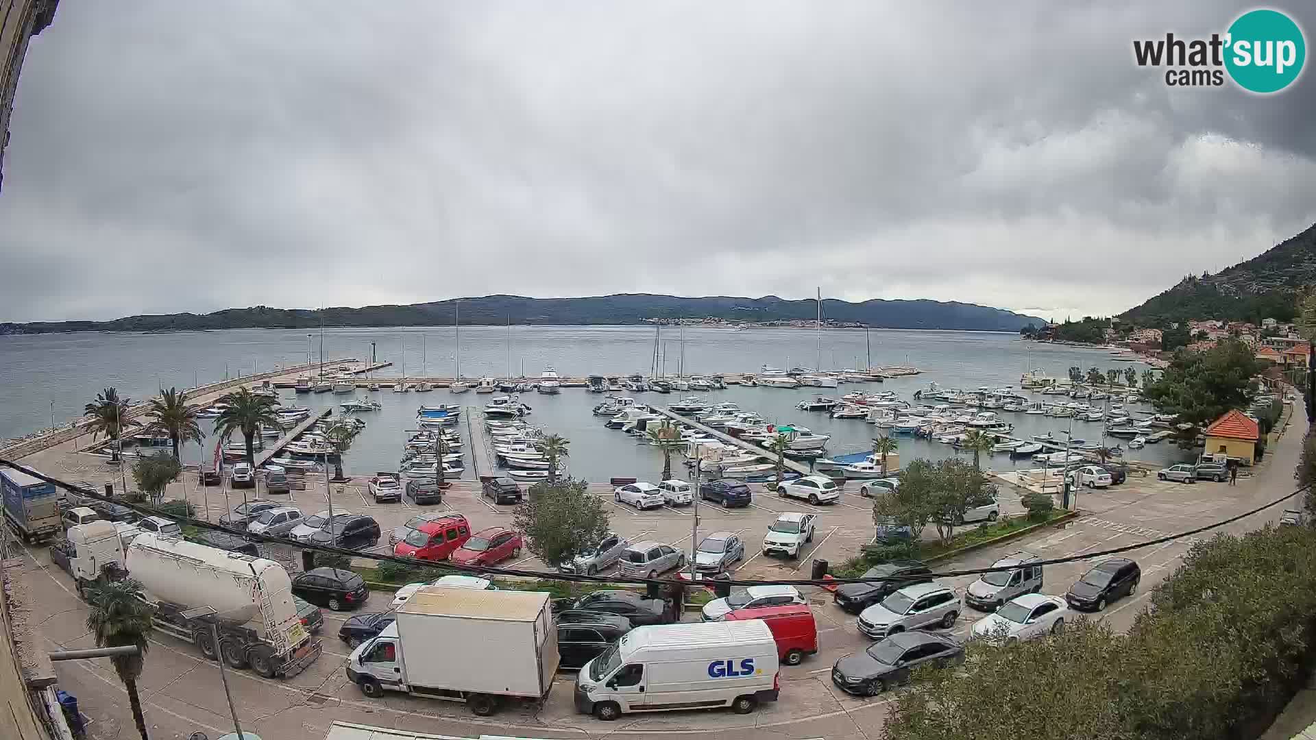 Webcam Orebić Riva – Ferry vers Korčula en direct