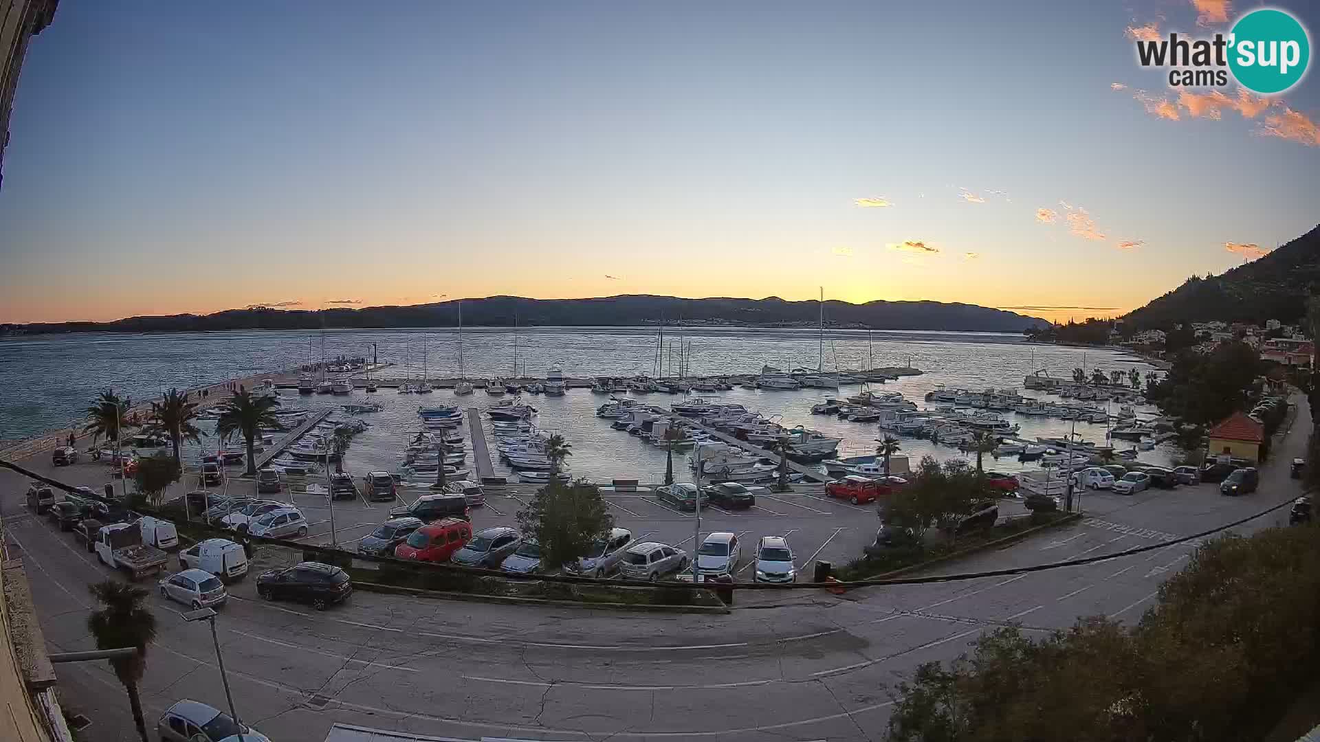 Webcam Orebić Riva – Ferry to Korčula Live