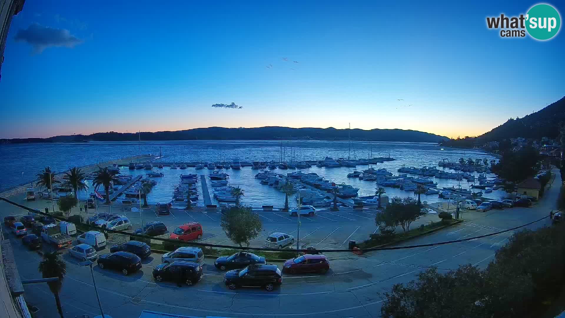 Webcam Orebić Riva – Ferry to Korčula Live