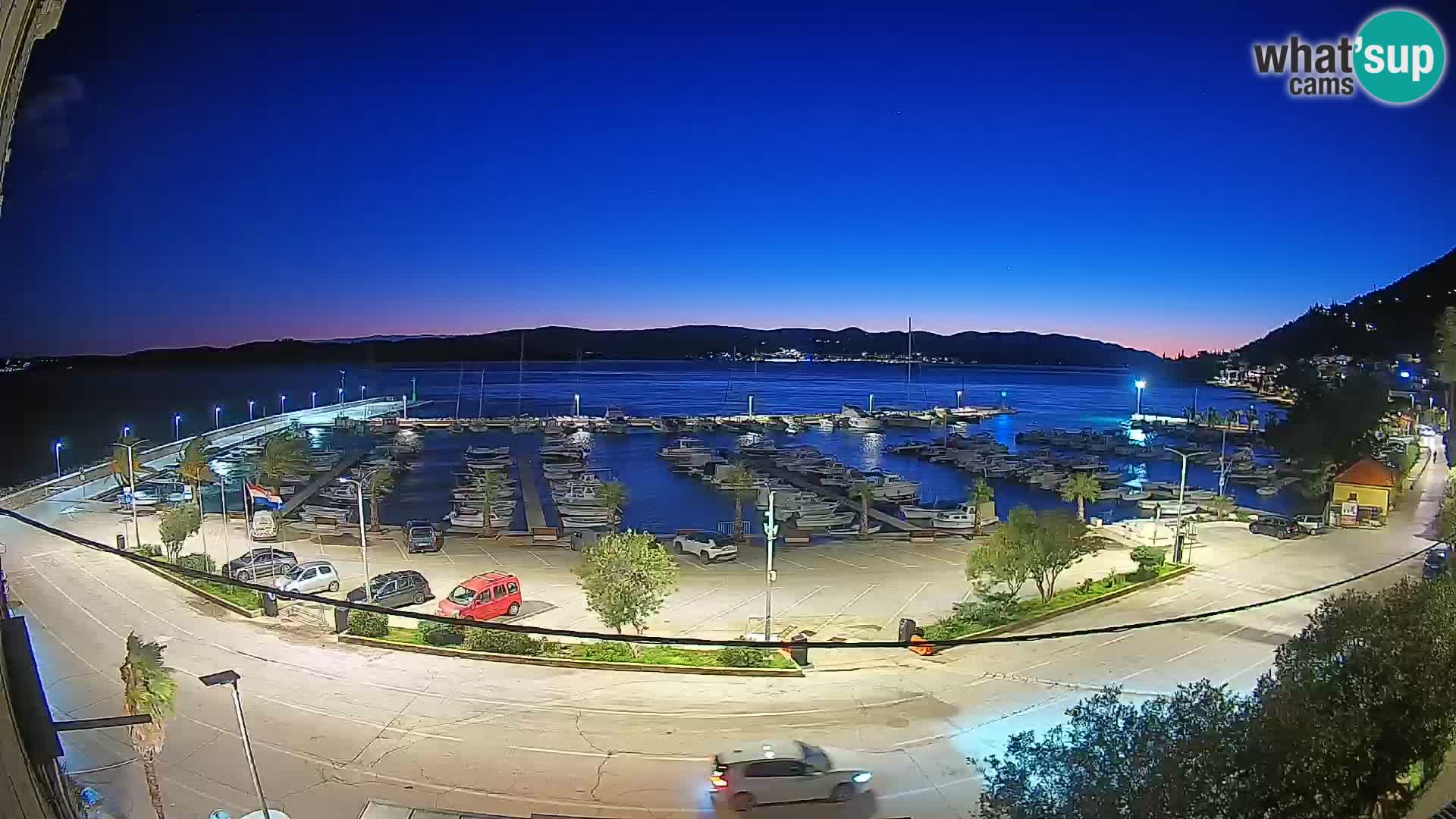 Webcam Orebić Riva – Ferry vers Korčula en direct