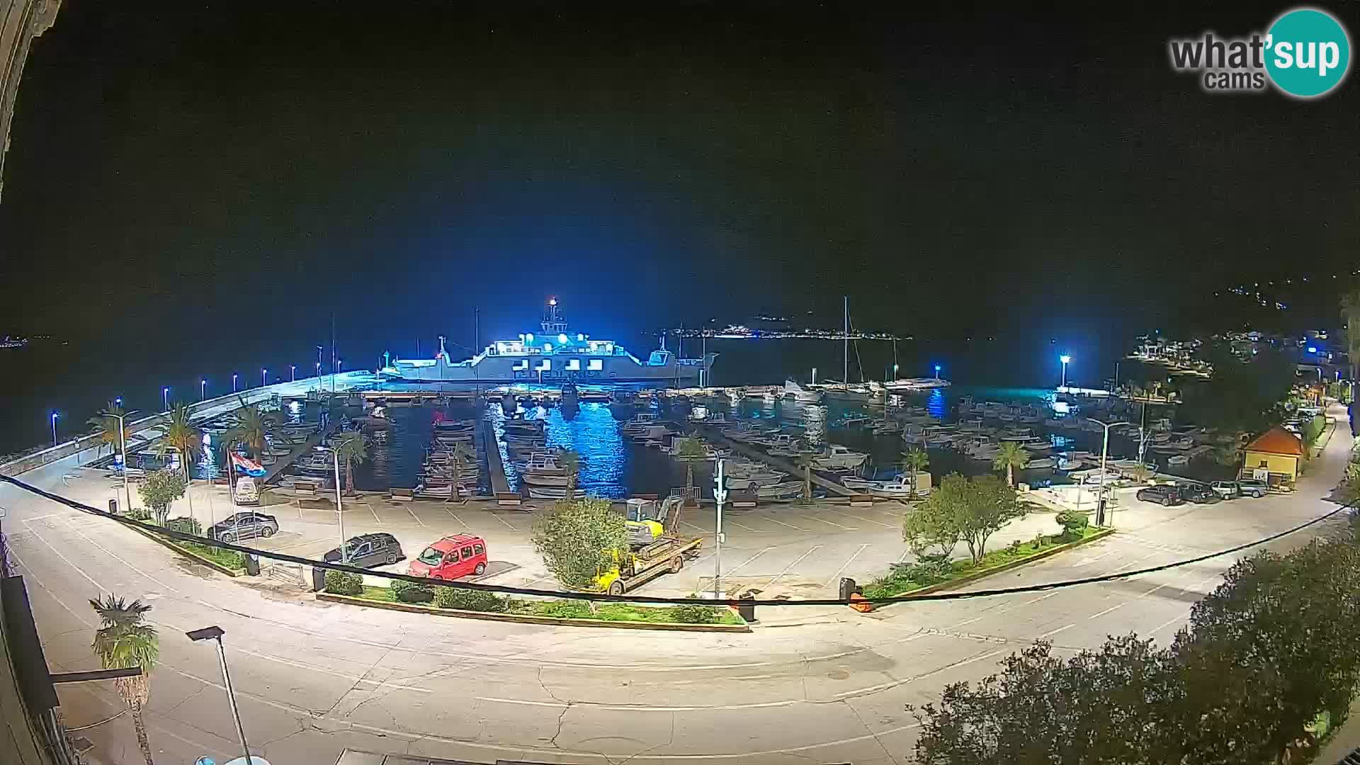 Webcam Orebić Riva – Ferry to Korčula Live