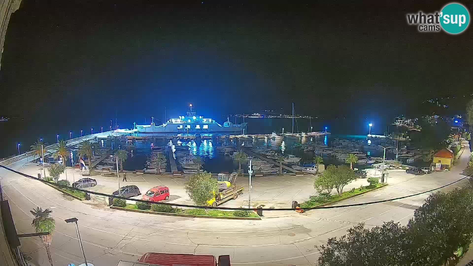 Webcam Orebić Riva – Ferry a Korčula en vivo