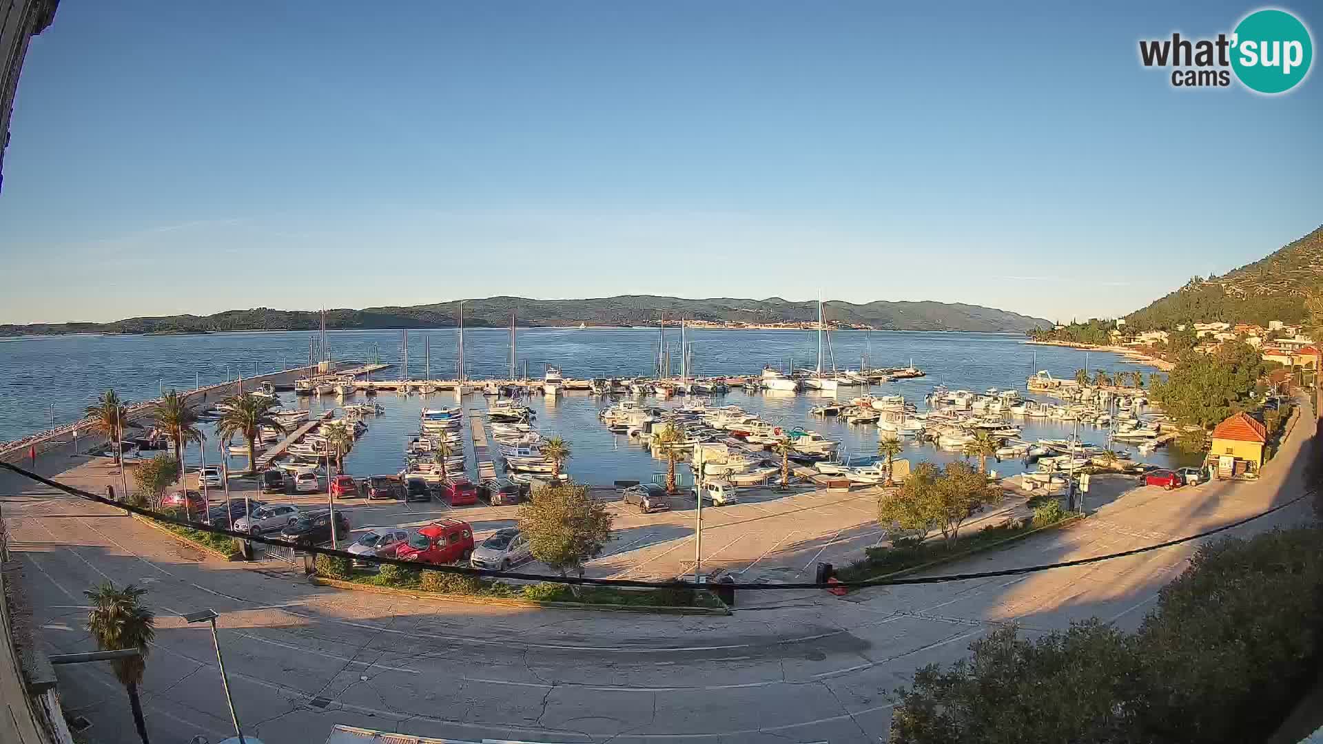 Webcam Orebić Riva – Ferry to Korčula Live