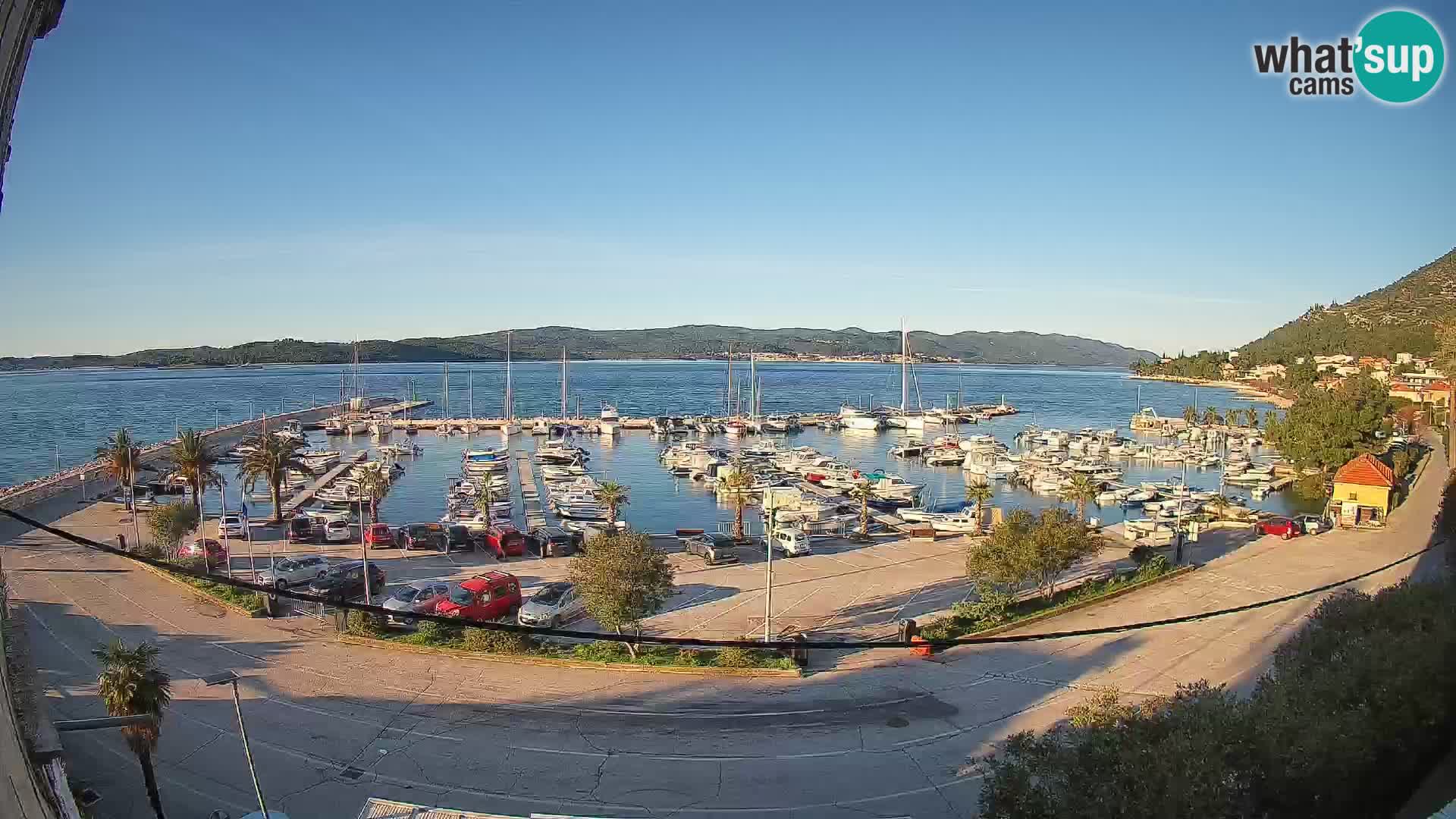 Web kamera Orebić Riva – Trajekt za Korčulu uživo