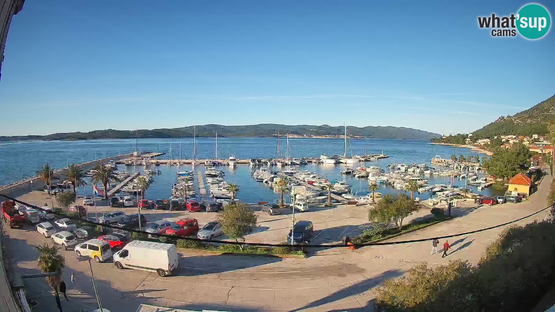 Webcam Orebić Riva – Ferry vers Korčula en direct