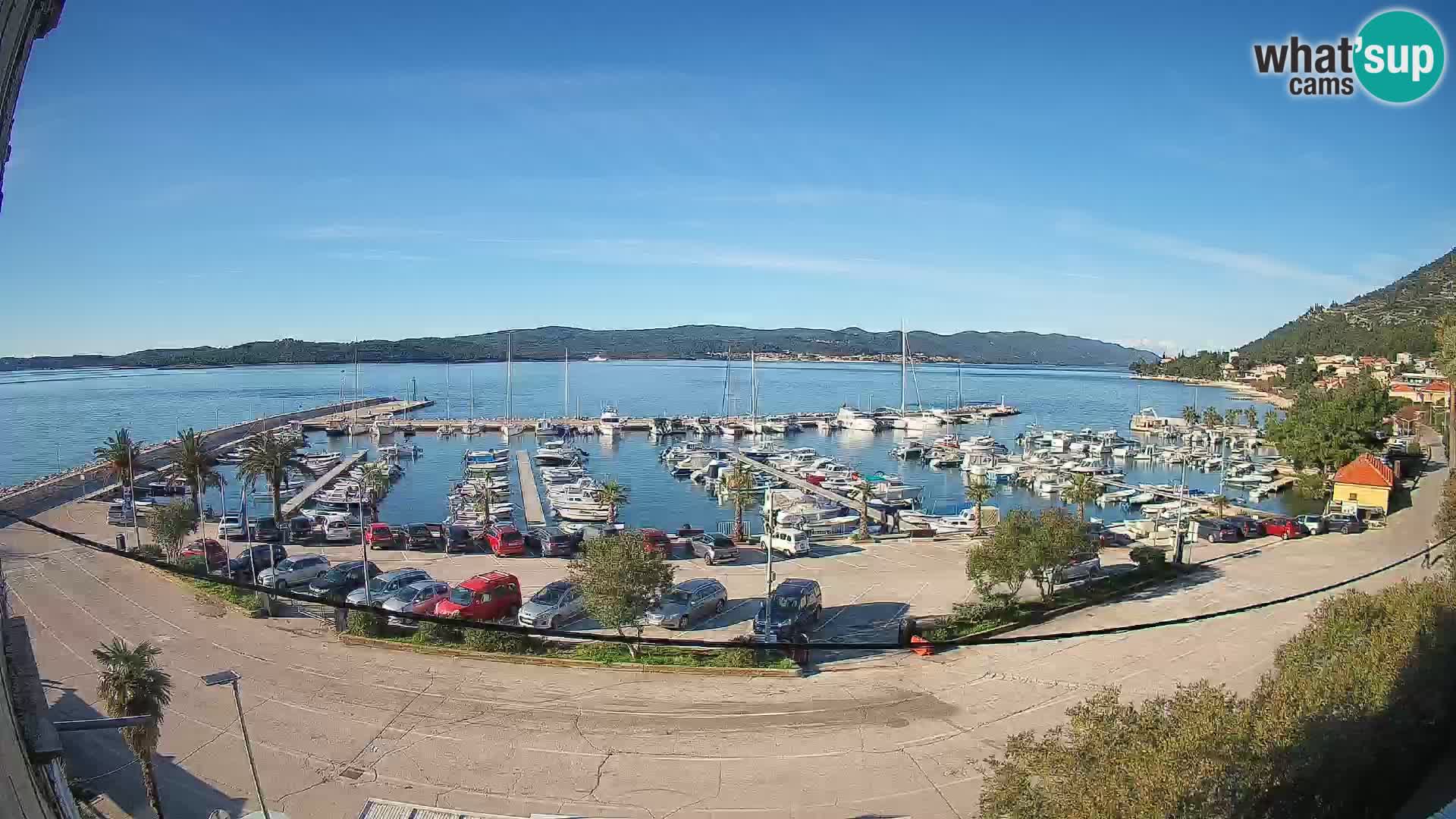 Webcam Orebić Riva – Ferry to Korčula Live