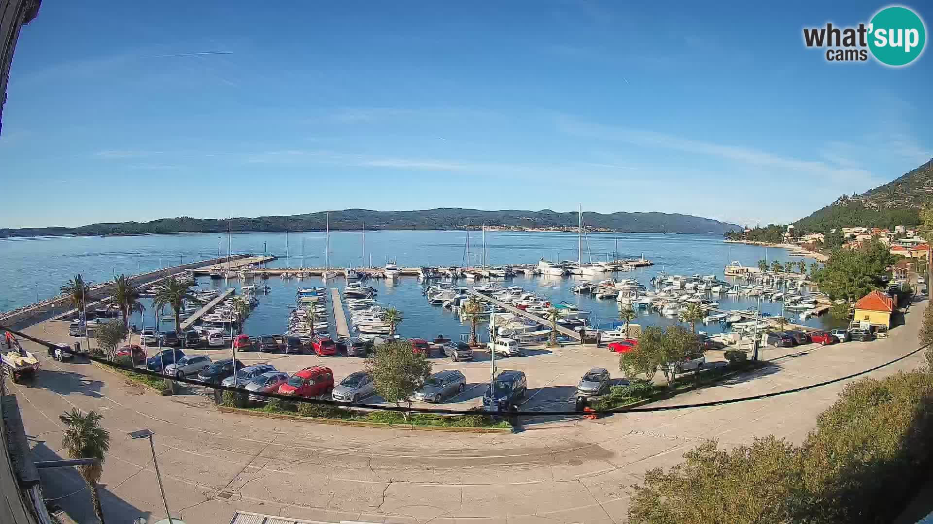 Webcam Orebić Riva – Ferry to Korčula Live