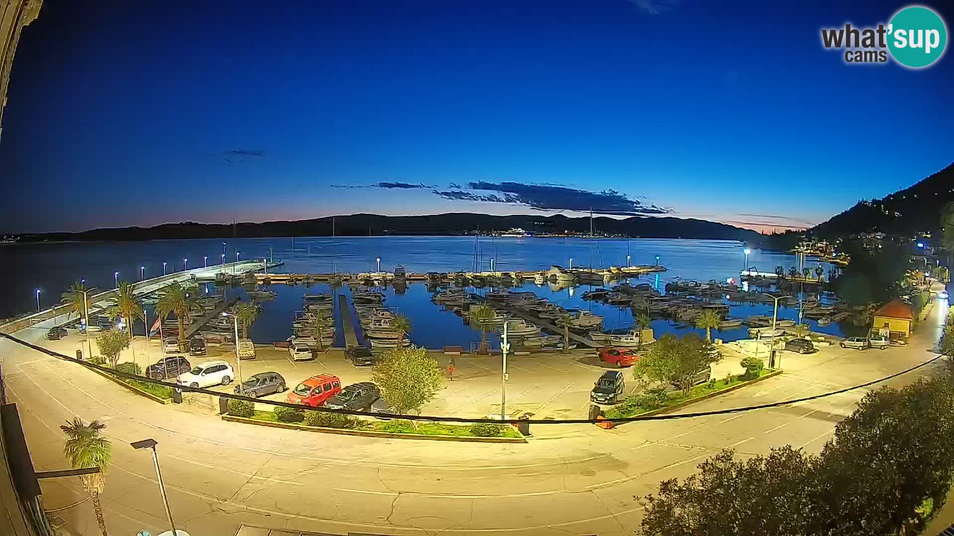 Webcam Orebić Uferpromenade – Fähre nach Korčula Live