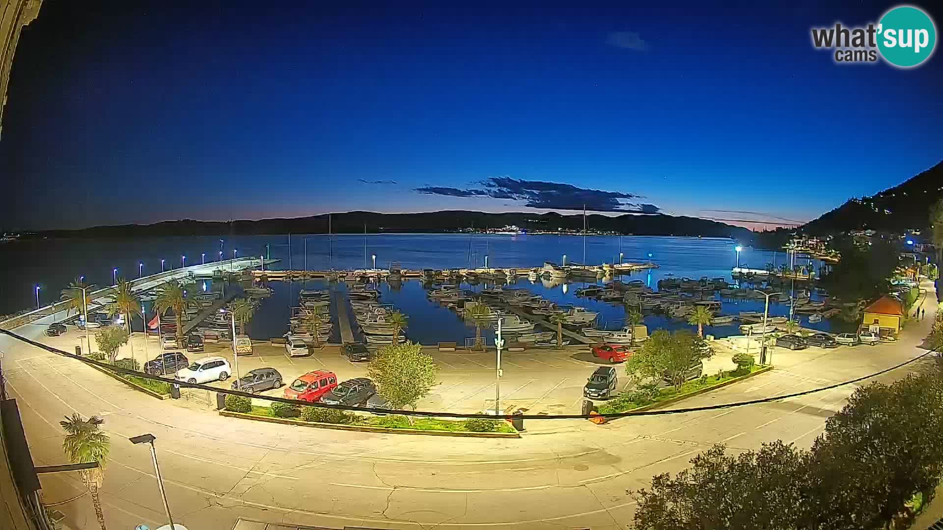 Webcam Orebić Uferpromenade – Fähre nach Korčula Live