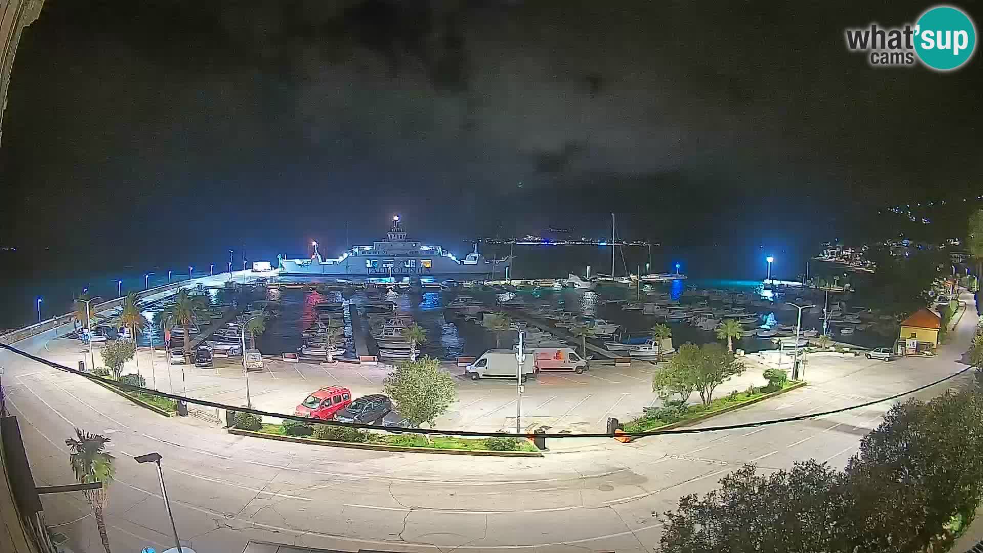 Webcam Orebić Riva – Ferry vers Korčula en direct