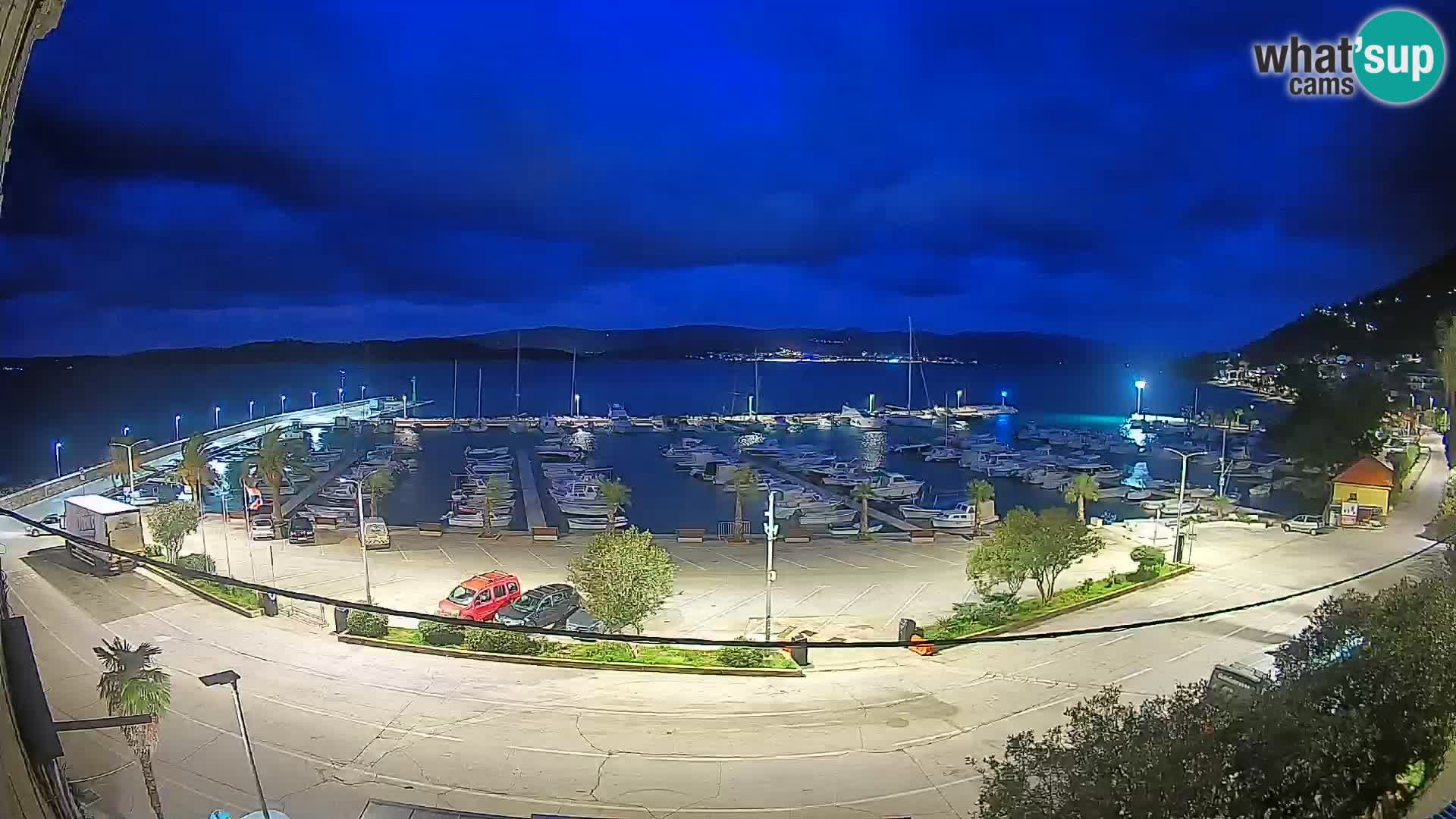 Webcam Orebić Riva – Ferry a Korčula en vivo