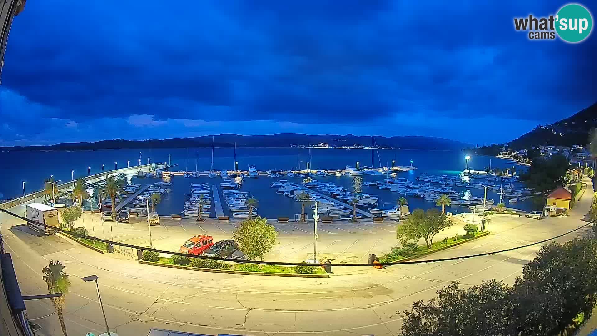 Webcam Orebić Riva – Ferry to Korčula Live