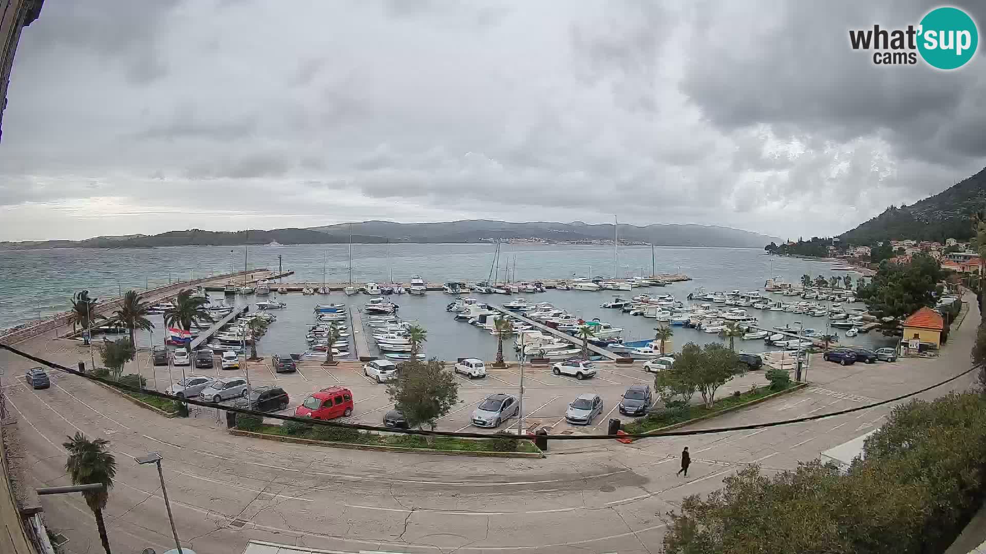 Webcam Orebić Riva – Ferry to Korčula Live