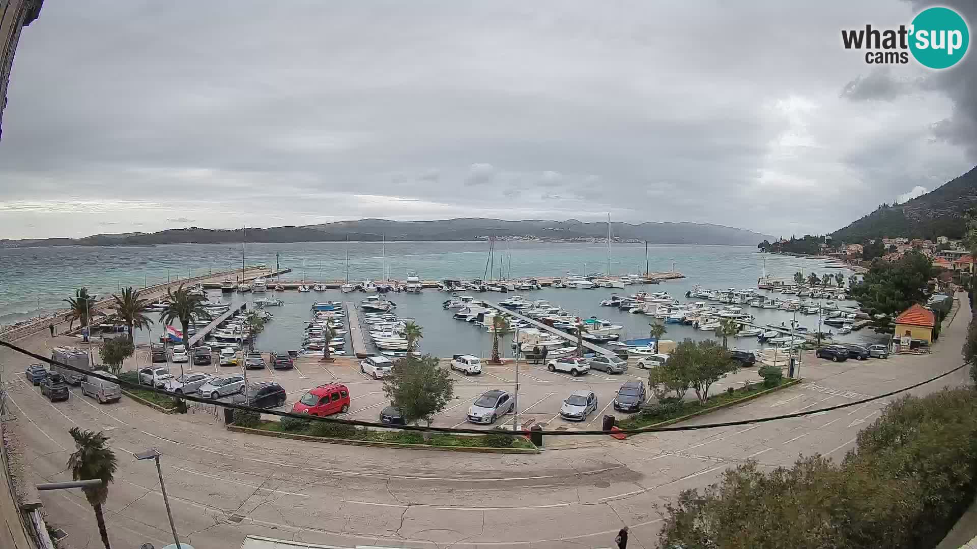 Webcam Orebić Riva – Ferry vers Korčula en direct