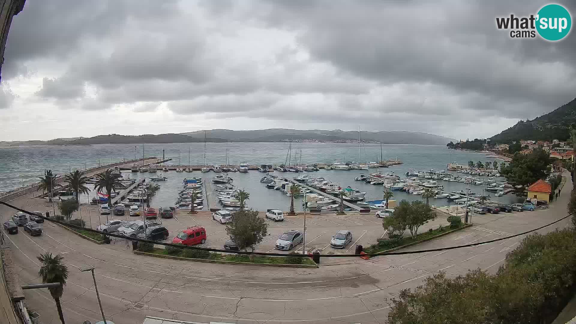 Web kamera Orebić Riva – Trajekt za Korčulu uživo