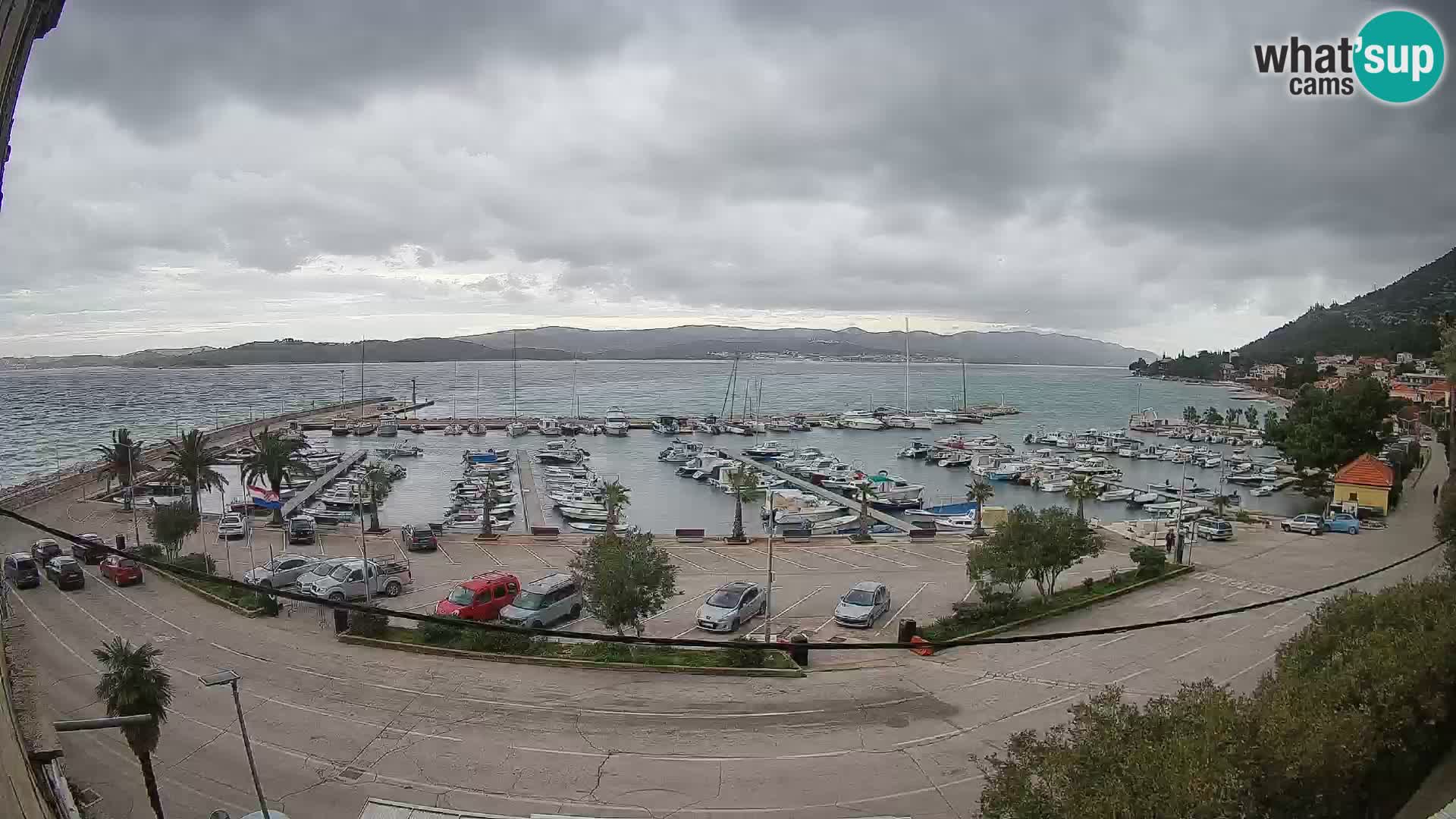 Webcam Orebić Riva – Ferry to Korčula Live