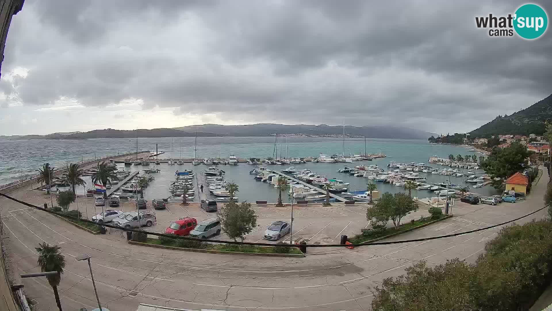 Webcam Orebić Riva – Ferry to Korčula Live