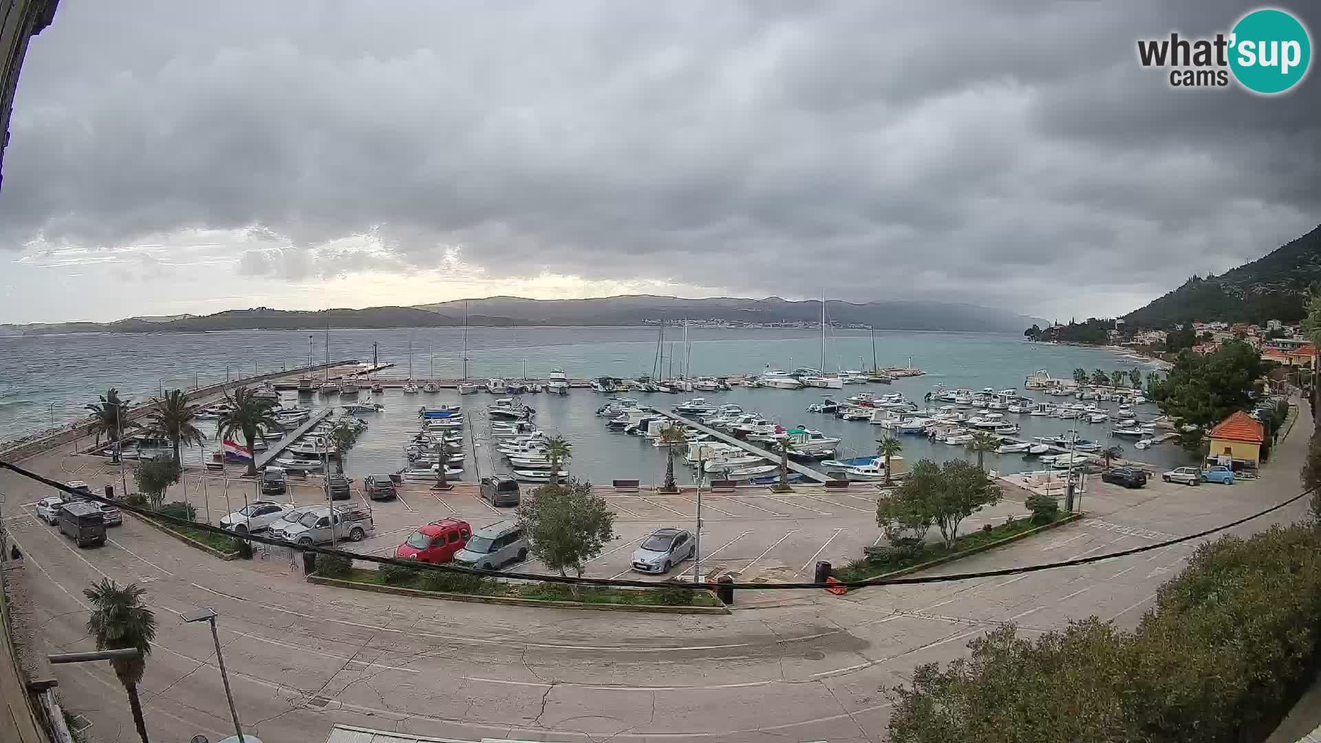 Webcam Orebić Riva – Ferry to Korčula Live