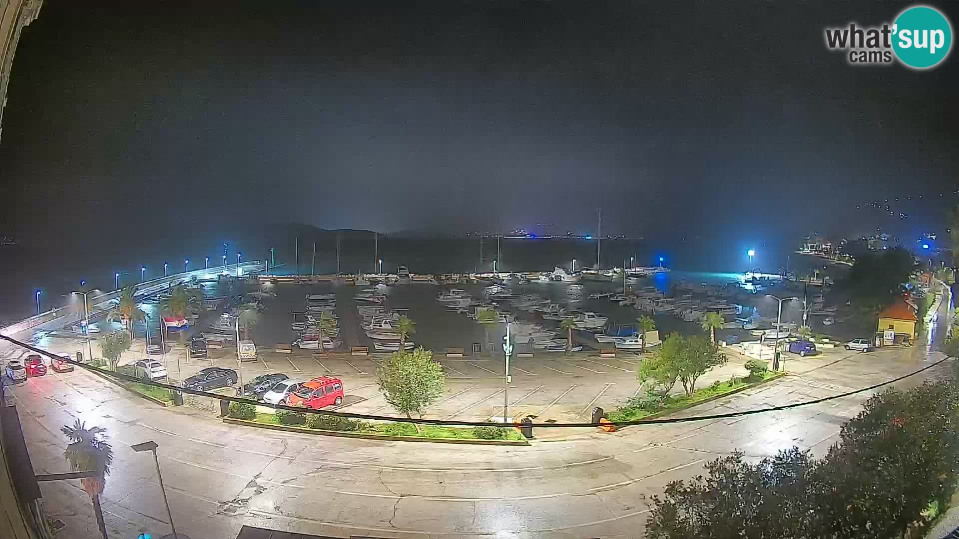 Spletna kamera Orebić Riva – Trajekt za Korčulo v živo