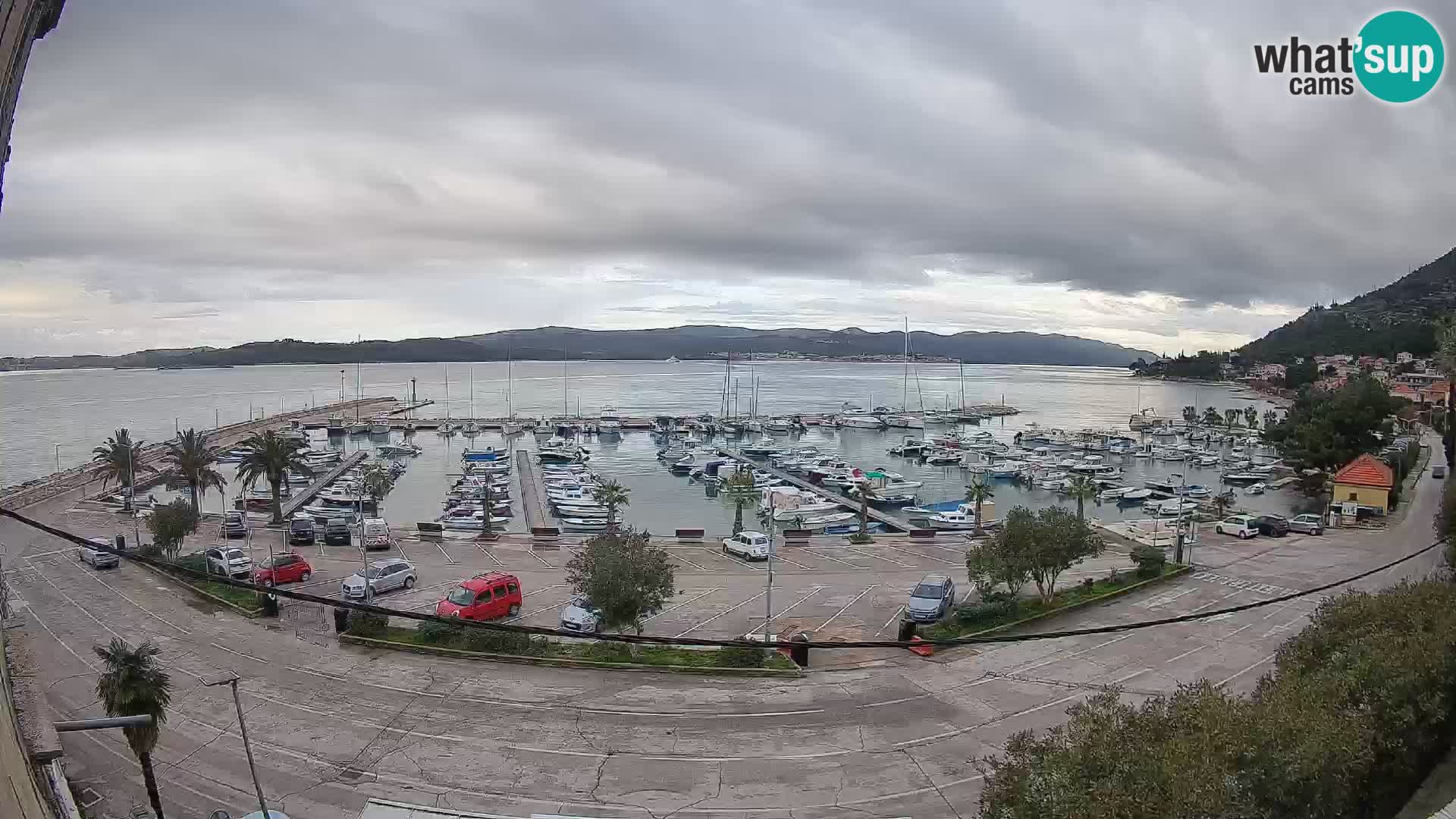 Webcam Orebić Riva – Ferry to Korčula Live