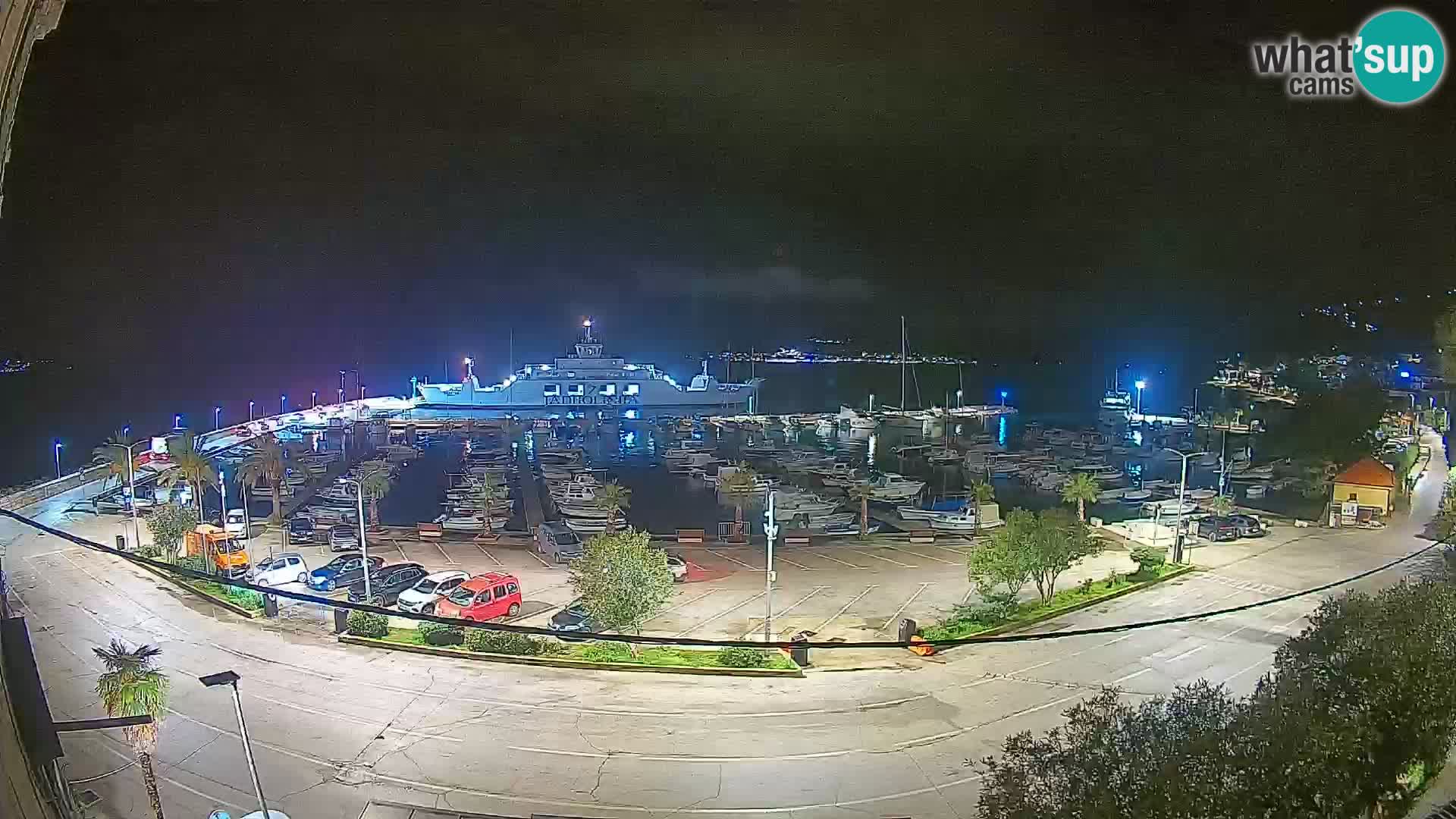 Webcam Orebić Riva – Ferry vers Korčula en direct