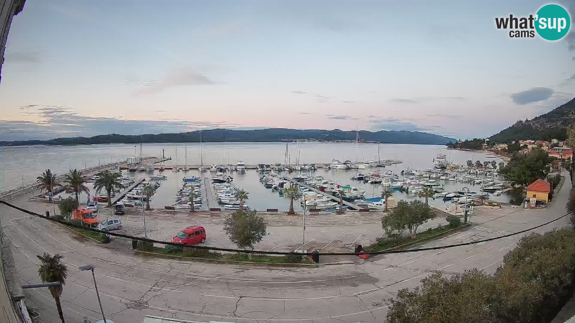 Webcam Orebić Riva – Ferry vers Korčula en direct