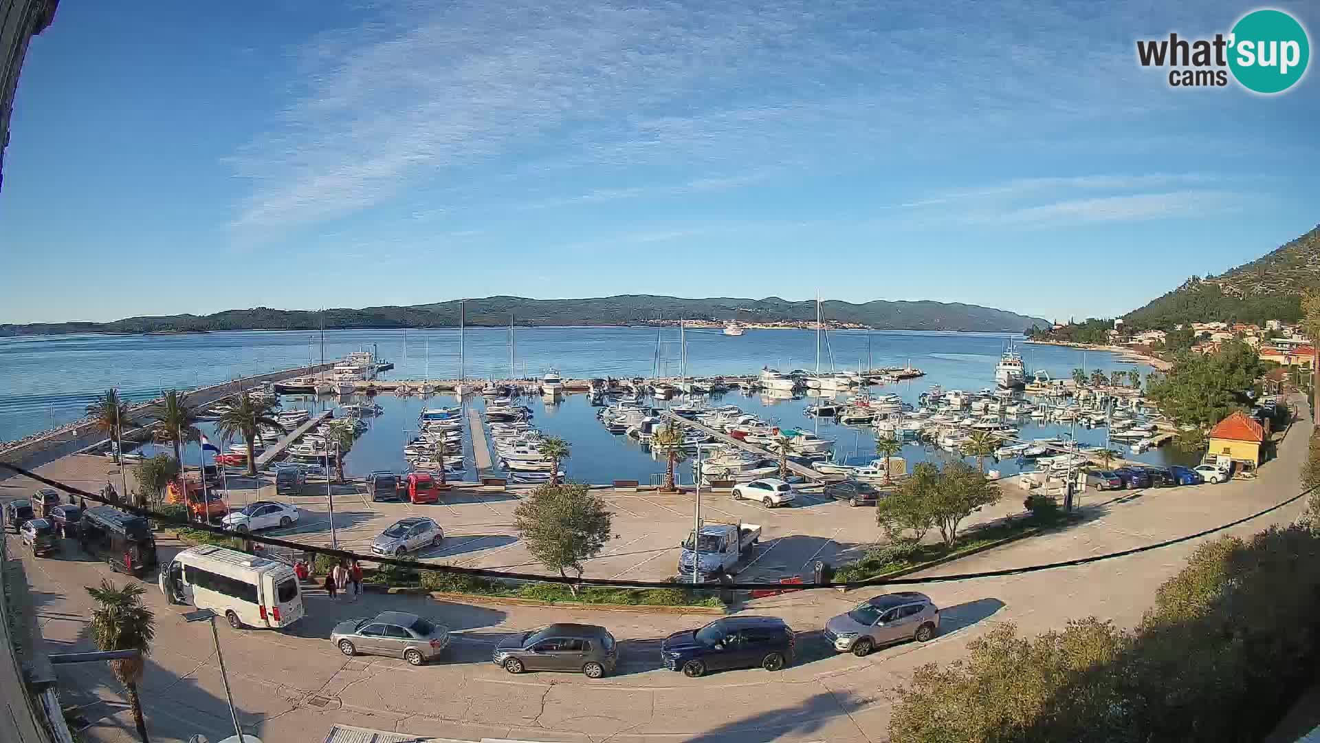 Webcam Orebić Riva – Ferry vers Korčula en direct