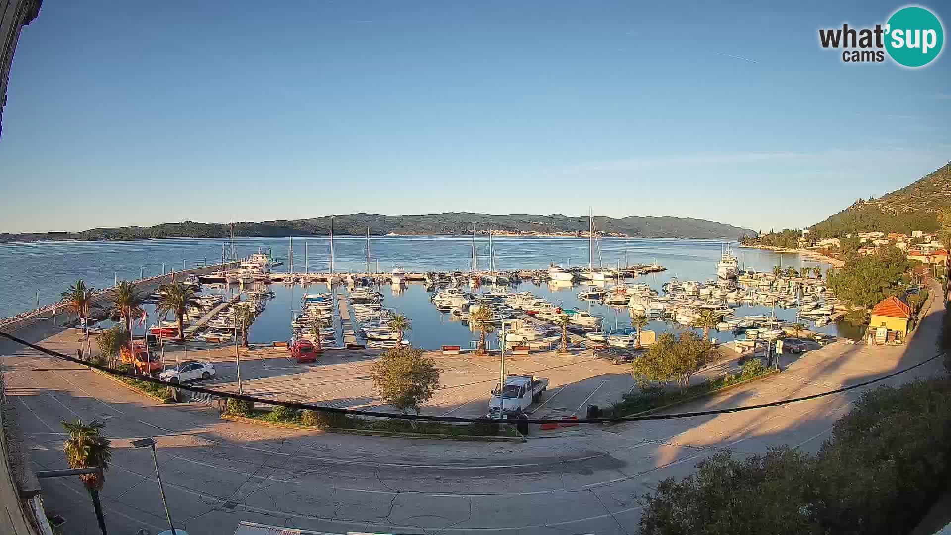 Web kamera Orebić Riva – Trajekt za Korčulu uživo