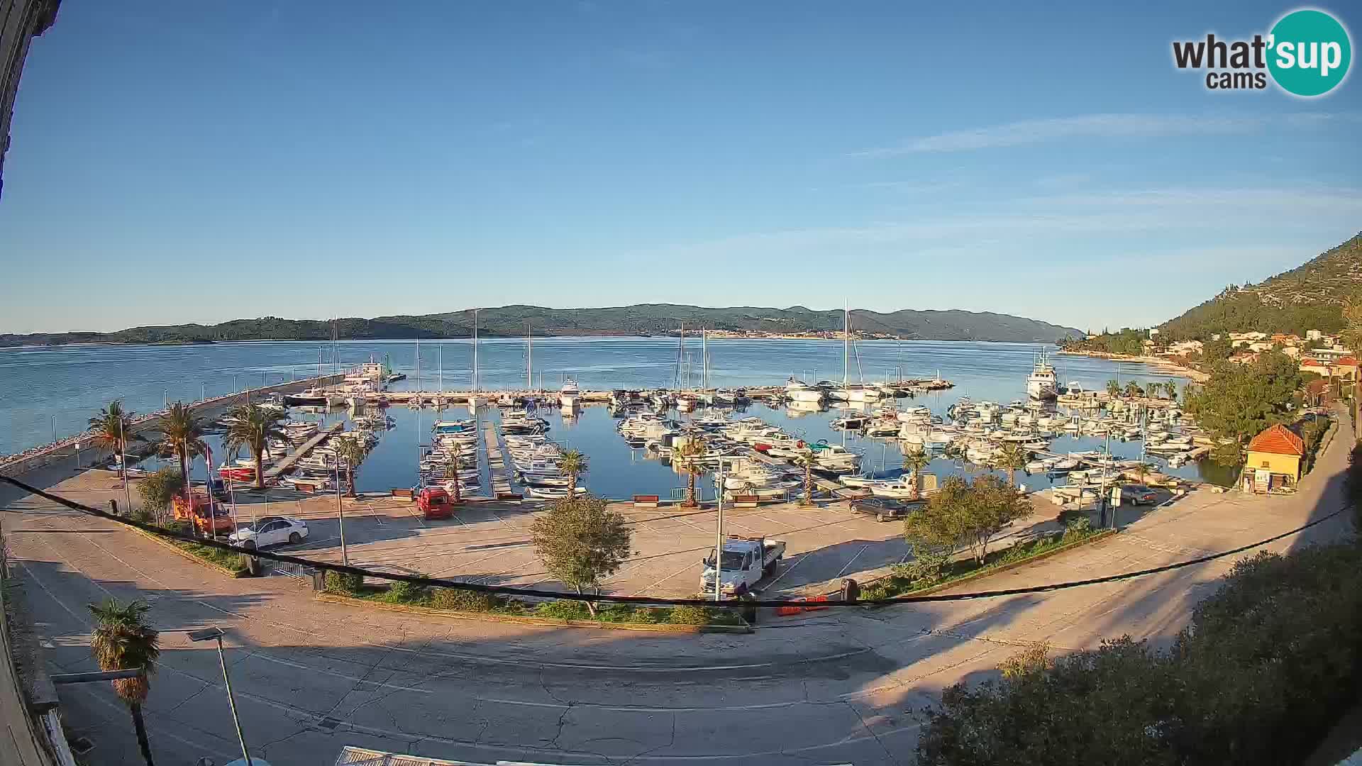 Webcam Orebić Riva – Ferry vers Korčula en direct