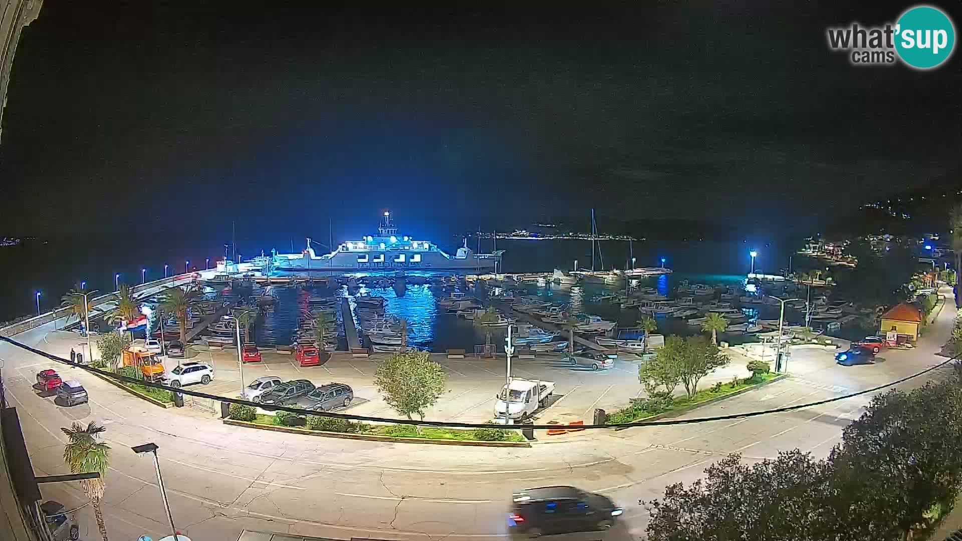 Webcam Orebić Riva – Ferry vers Korčula en direct