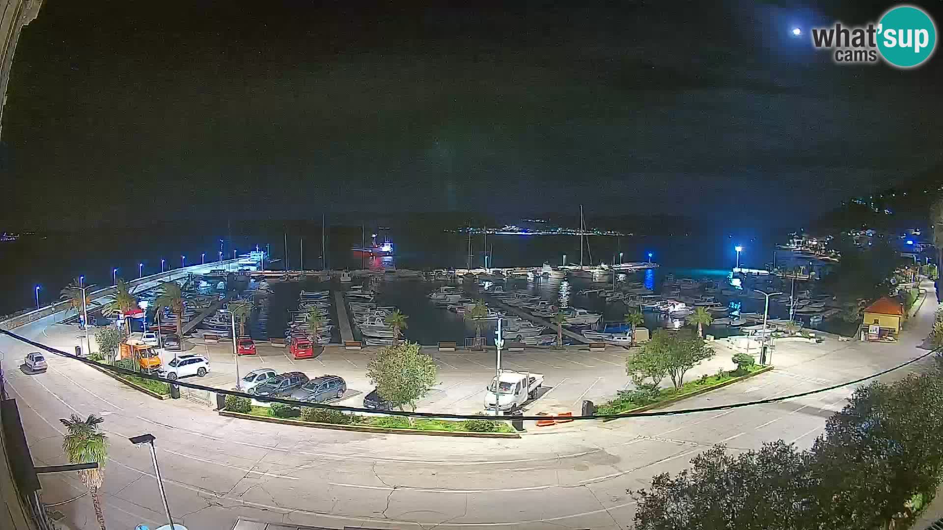 Spletna kamera Orebić Riva – Trajekt za Korčulo v živo