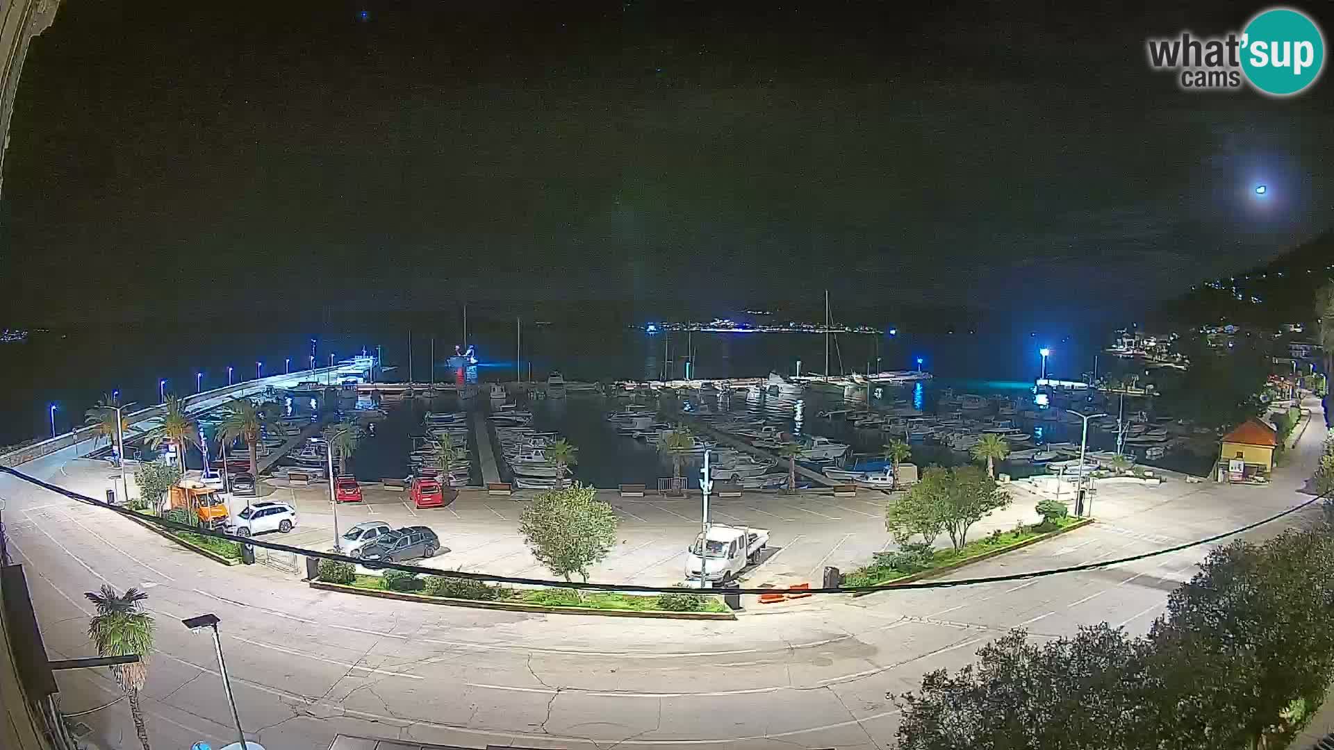 Webcam Orebić Riva – Ferry vers Korčula en direct