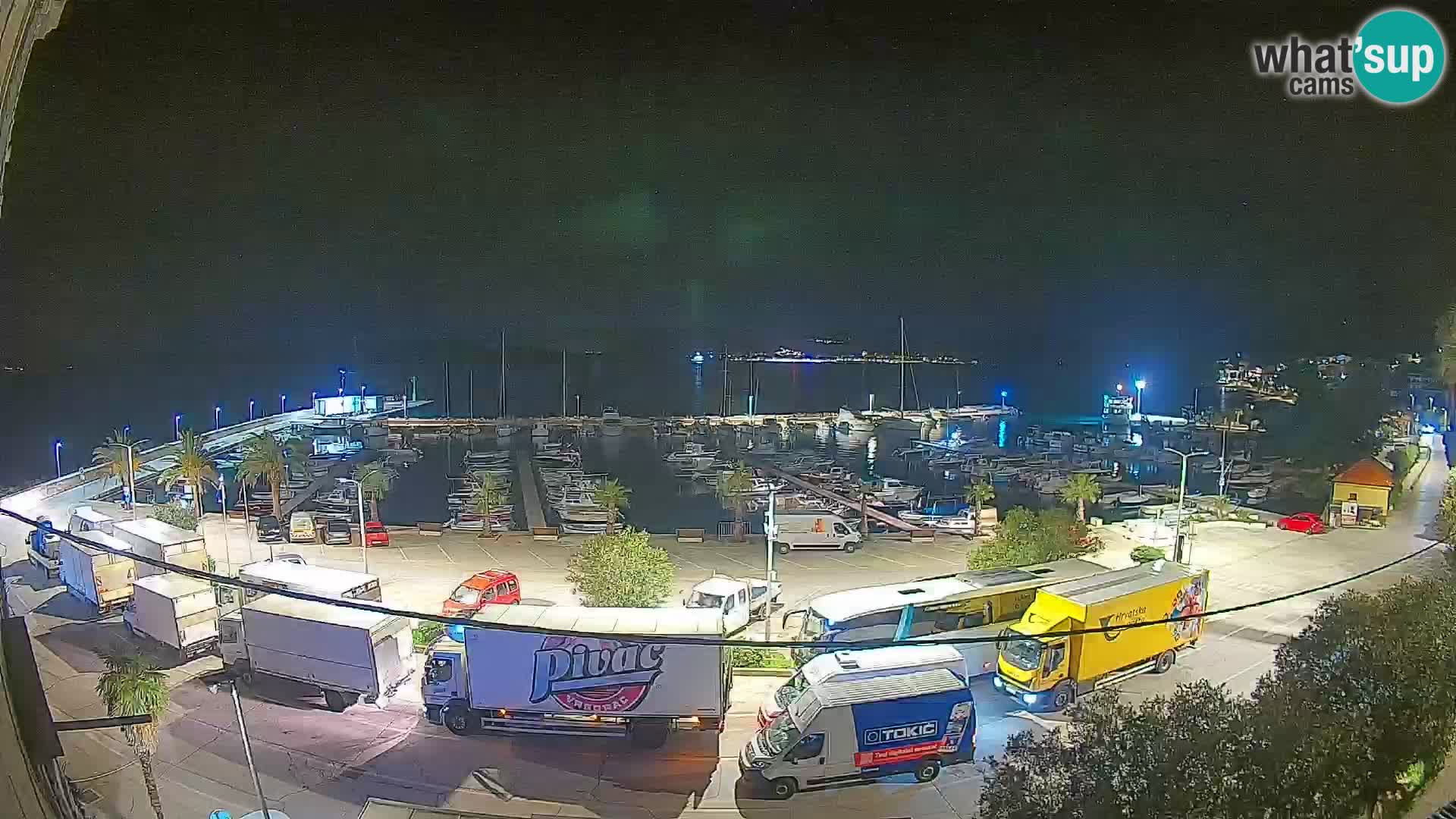 Webcam Orebić Uferpromenade – Fähre nach Korčula Live