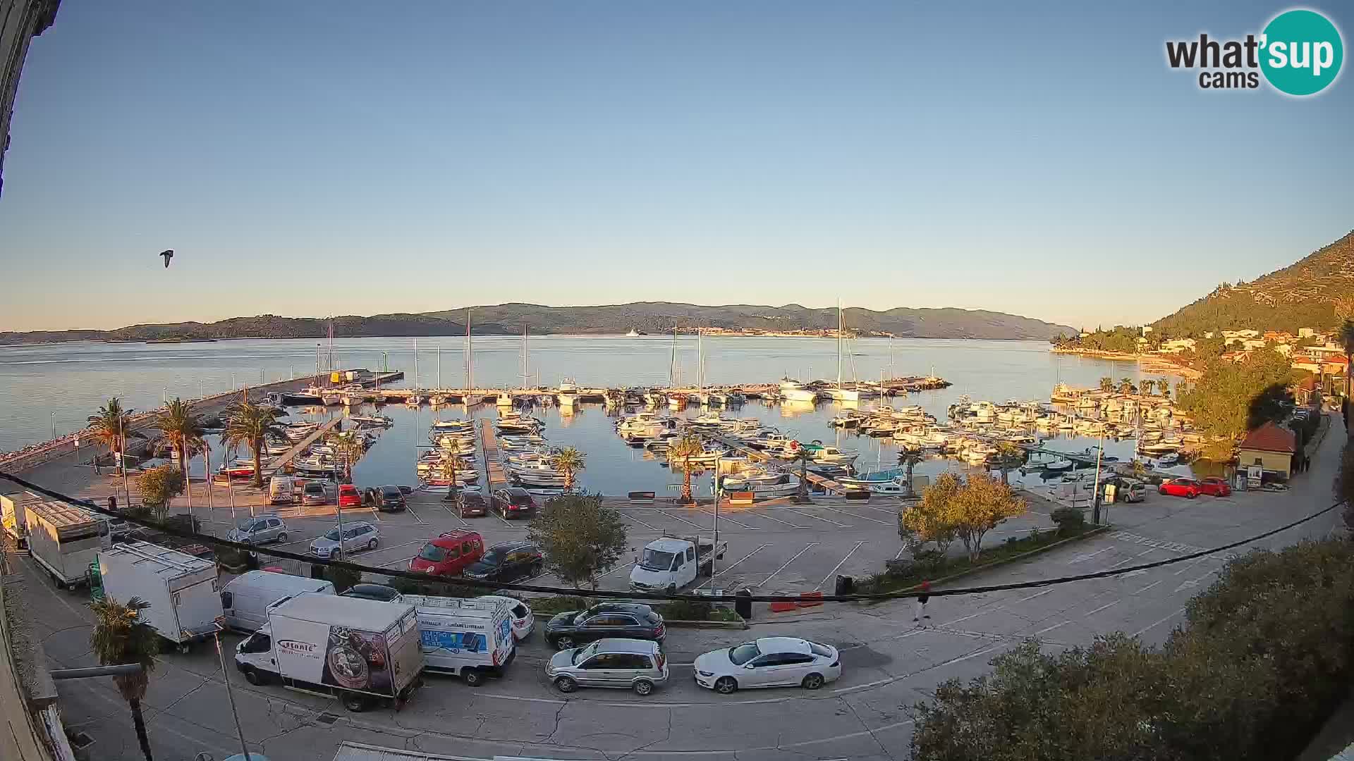 Webcam Orebić Uferpromenade – Fähre nach Korčula Live