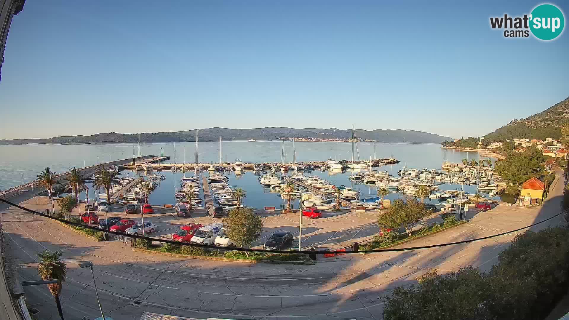Webcam Orebić Uferpromenade – Fähre nach Korčula Live