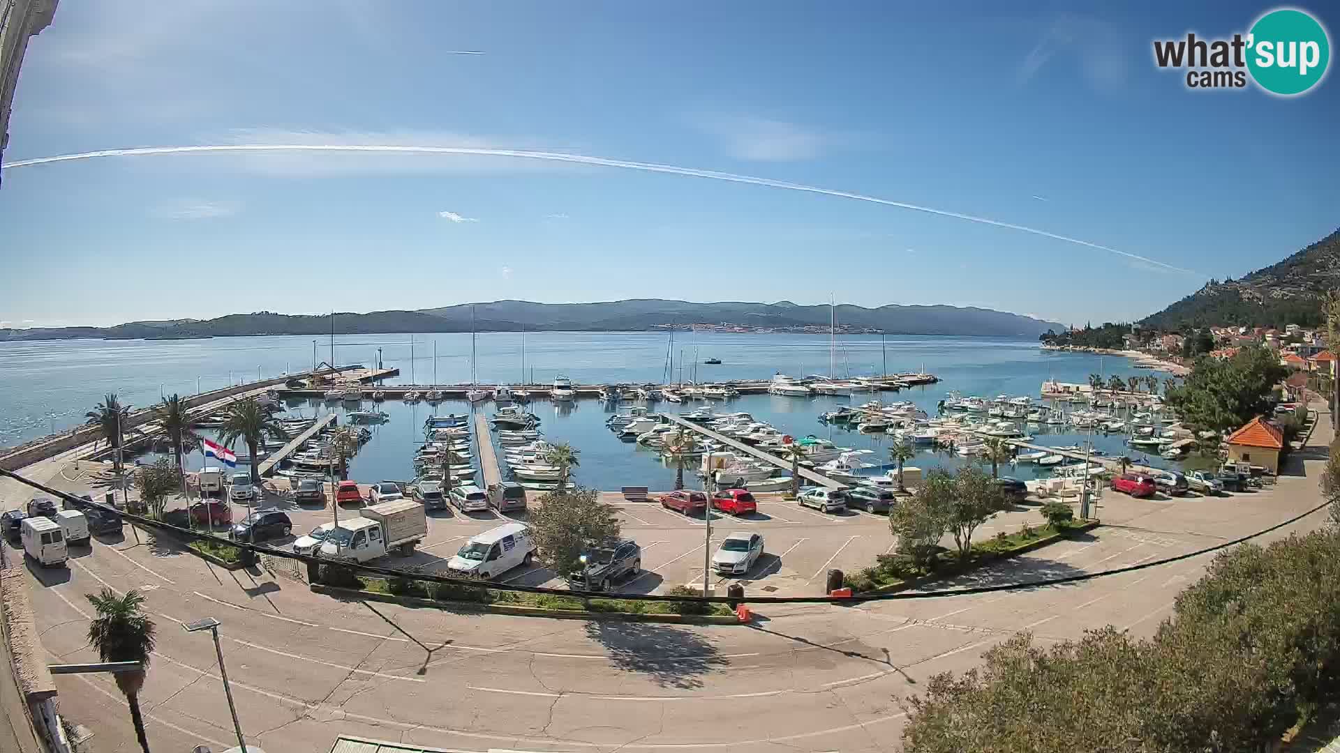 Web kamera Orebić Riva – Trajekt za Korčulu uživo